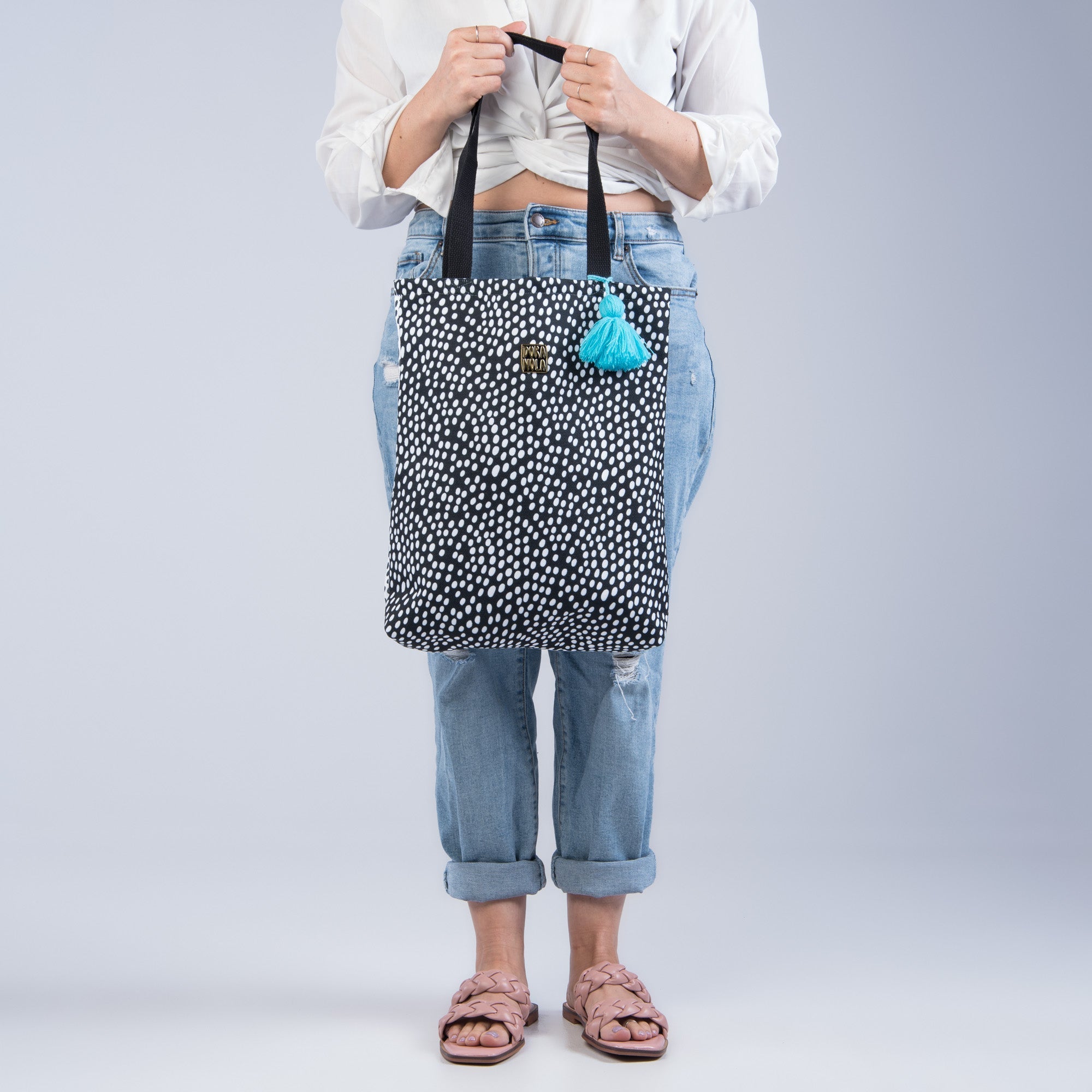 Sac à Pompon Polka Dot