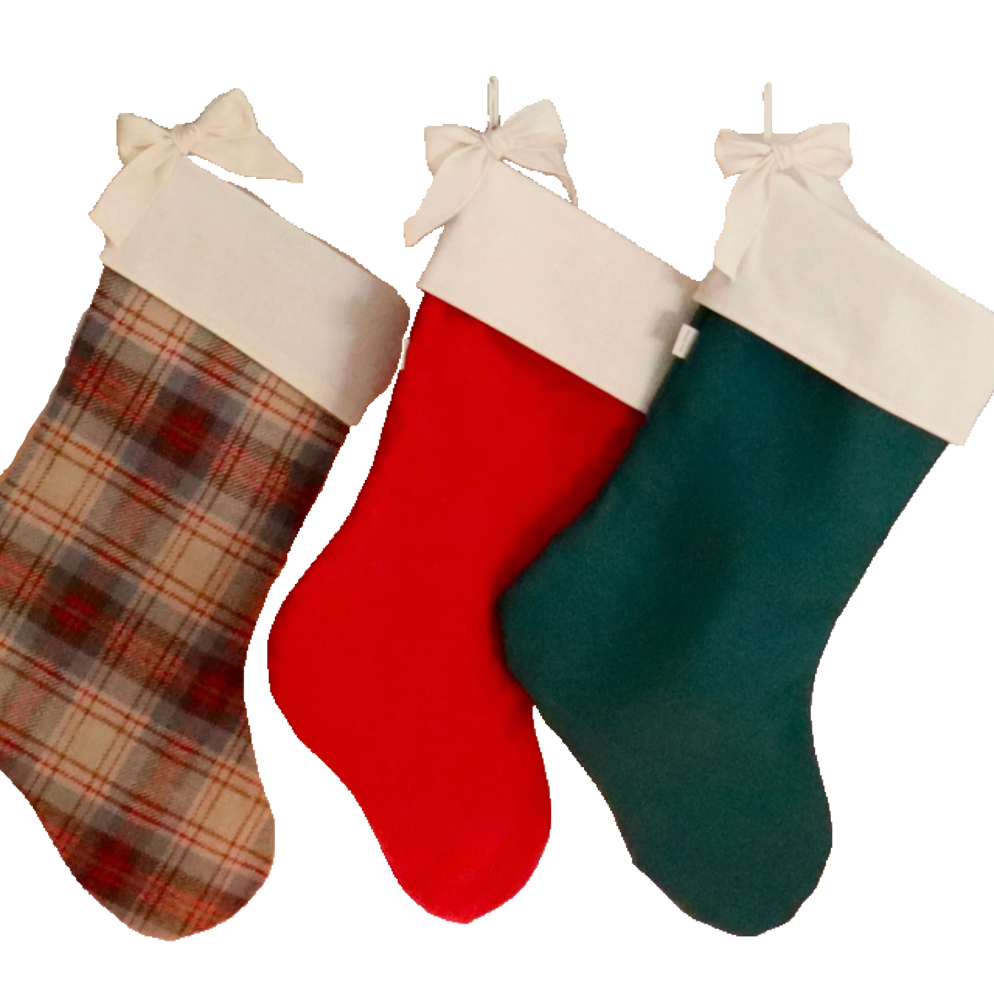 Bas de Noël avec boucle