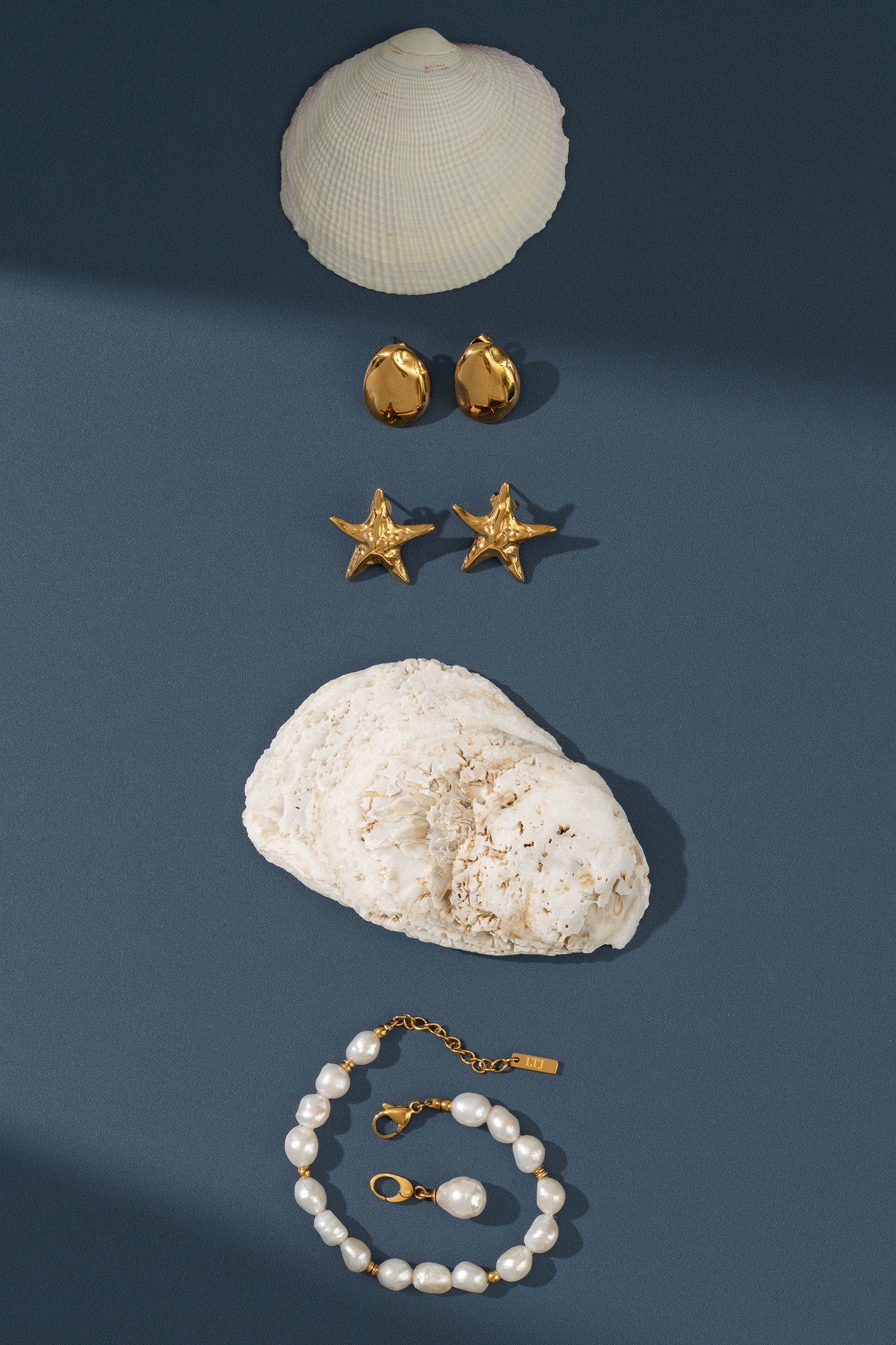 Boucles d'oreilles starfish - Textures