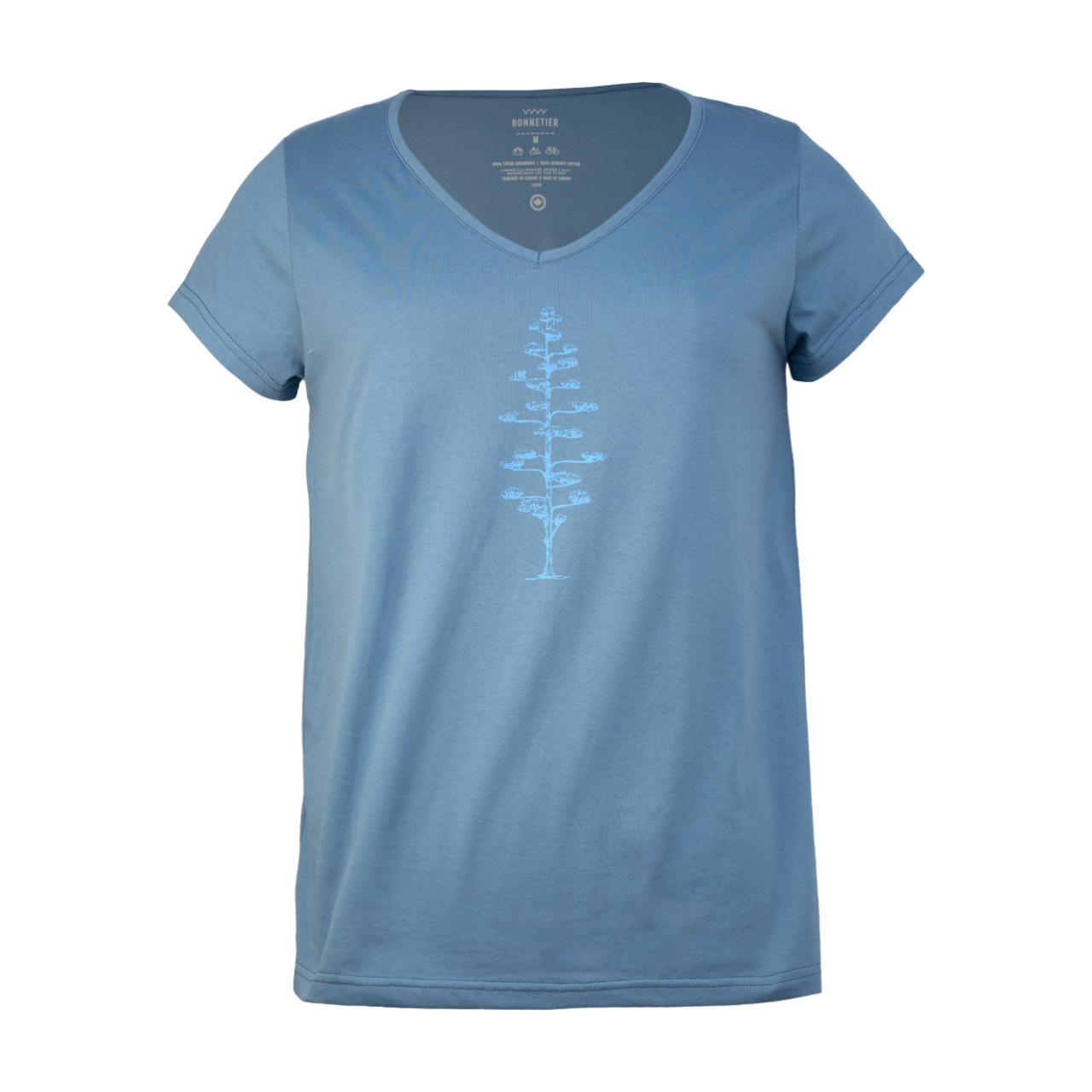 T-Shirt Femme couleur Turquoise - Hinoki Tree
