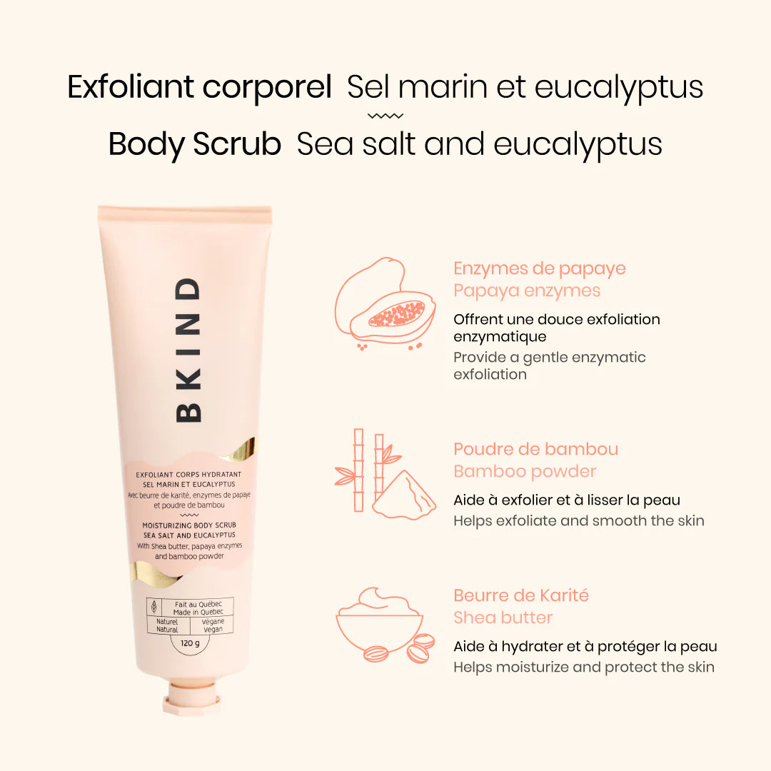 Moisturizing Body Scrub - Sea Salt &amp; Eucalyptus