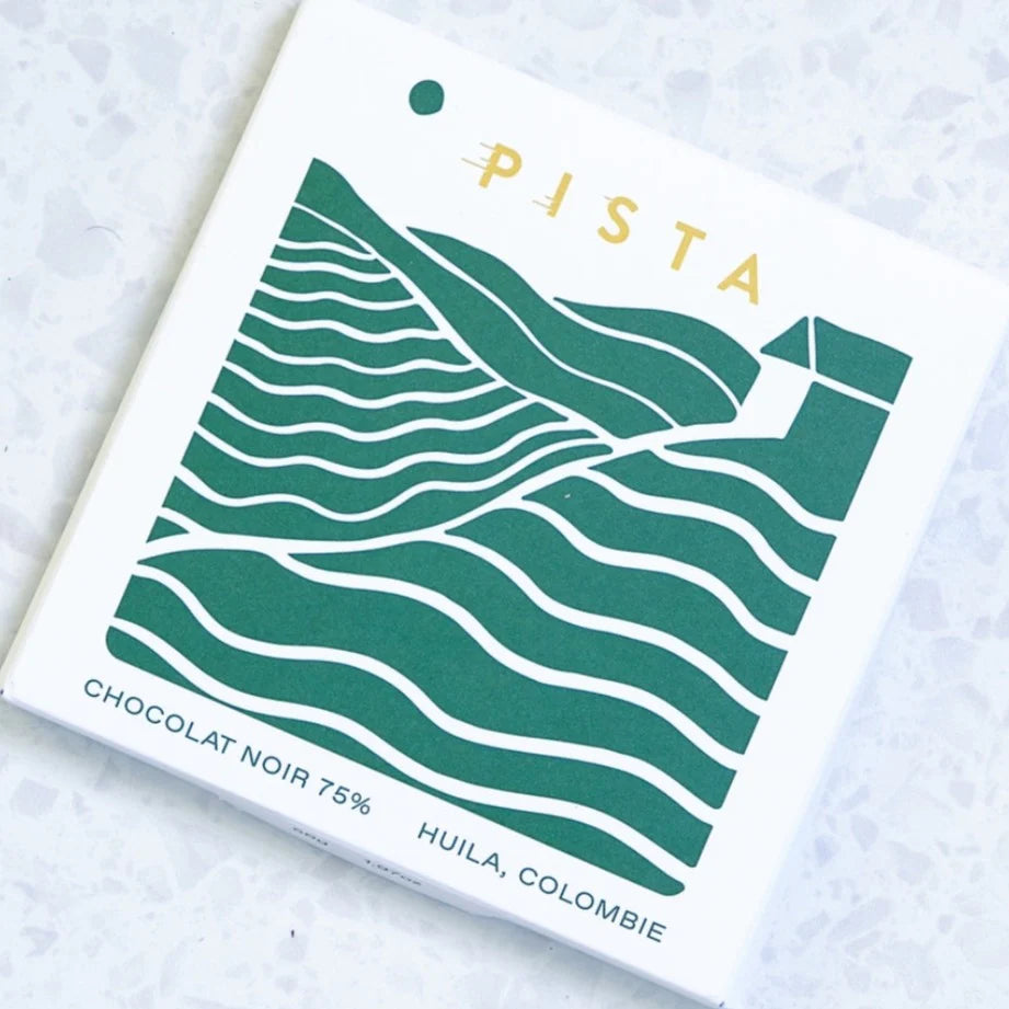 Tablette de chocolat - Colombie 75% - Pista