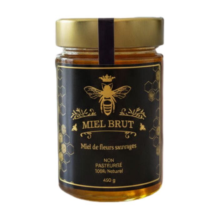 Miel de fleurs sauvages ambré de l'apiculteur