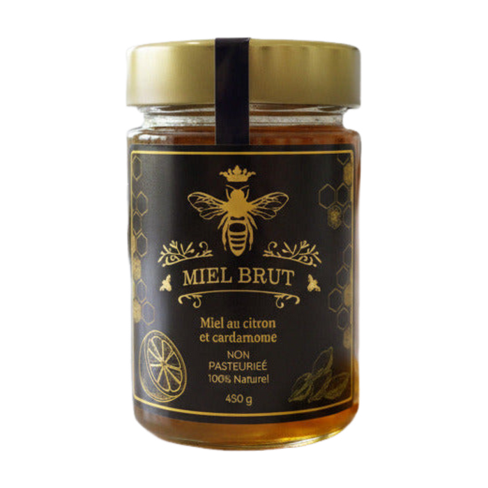 Miel au citron et à la cardamome