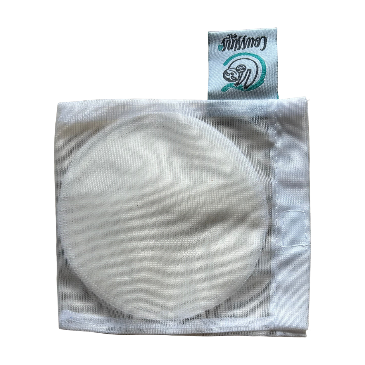 Pads d'Allaitement en Coton Bio à Trois Épaisseurs - Paquet de Deux avec Sac de Lavage