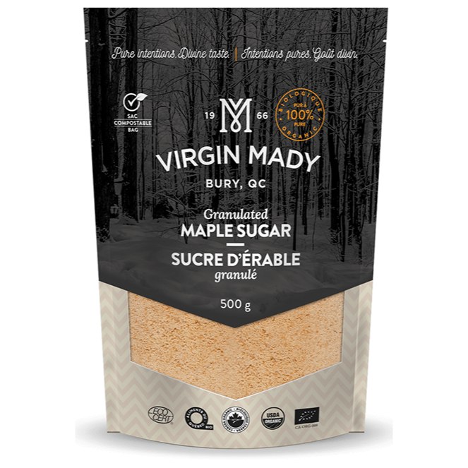 Granulated maple sugar