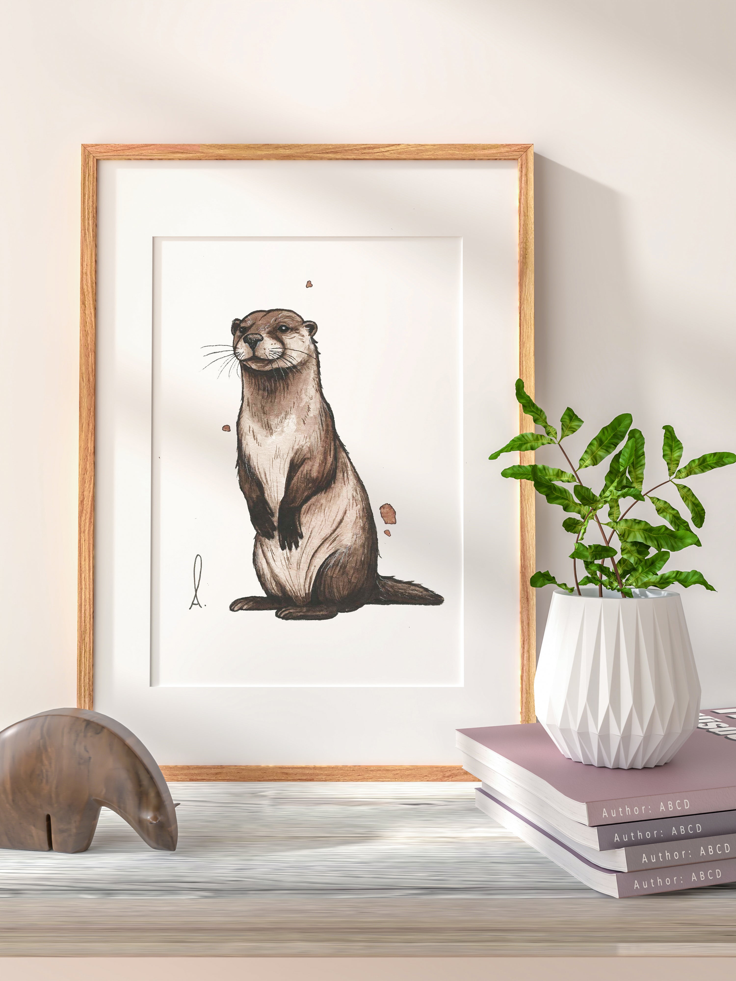 Affiche - Loutre - 5'' x 7''