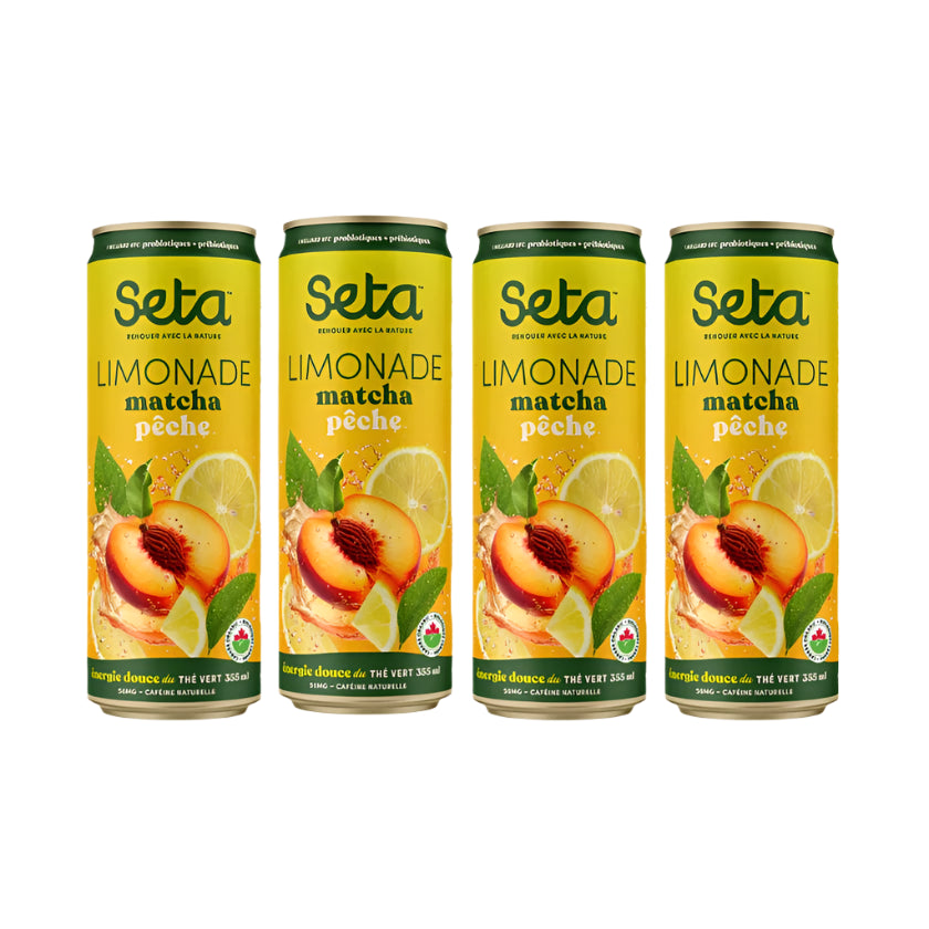 Limonade matcha pêche