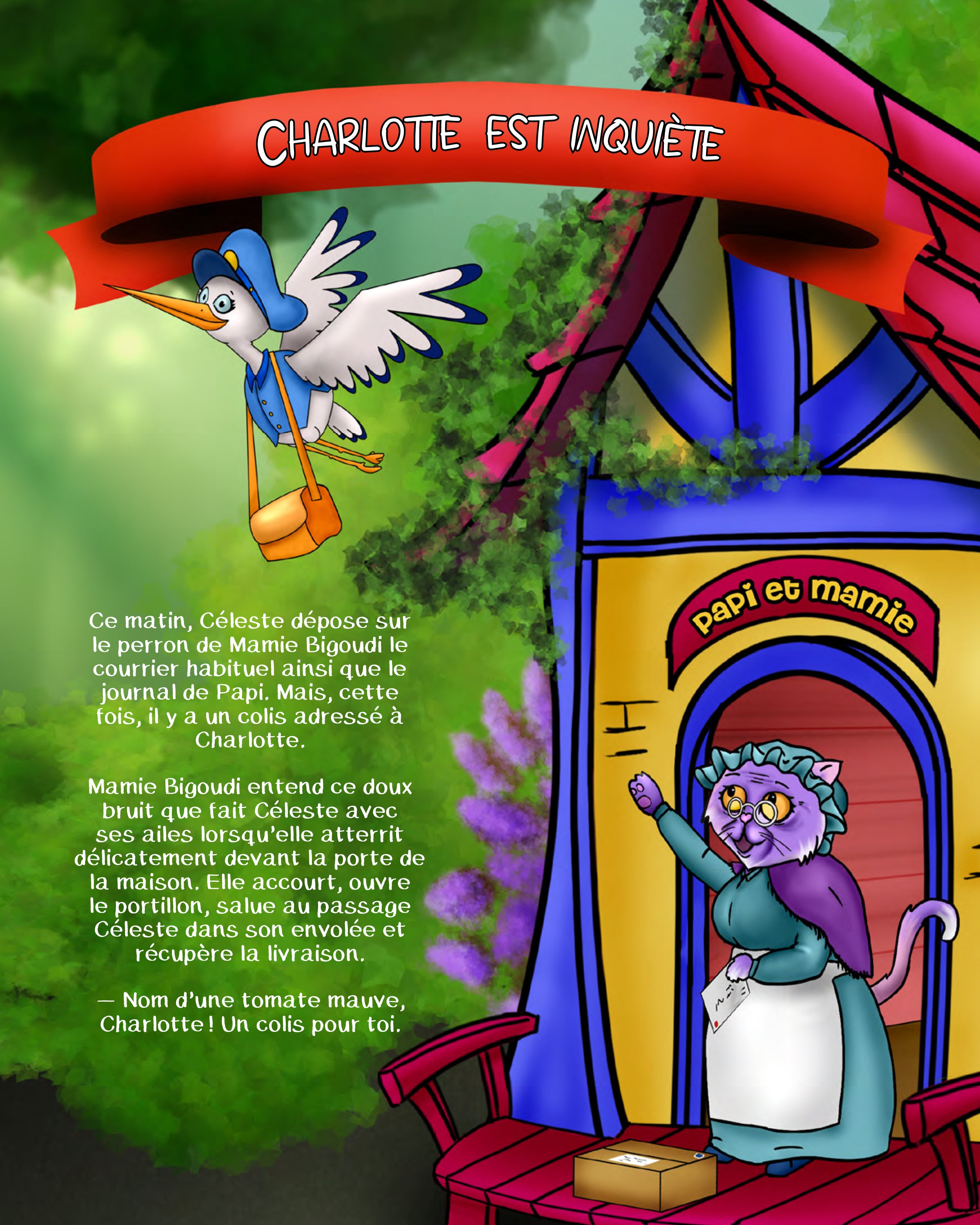 Livre pour enfants: Mamie Bigoudi - tome 2