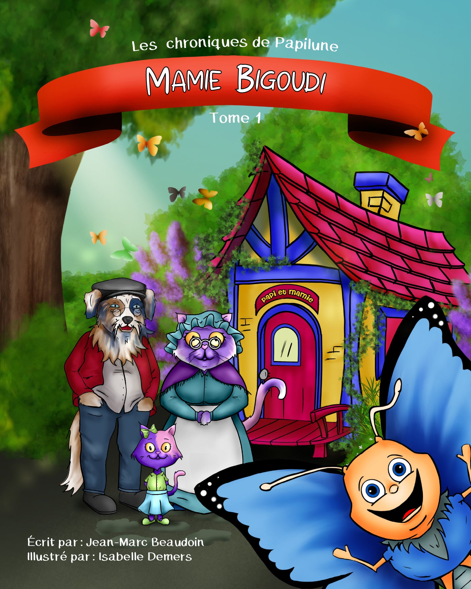 Livre pour enfants: Mamie Bigoudi - tome 1