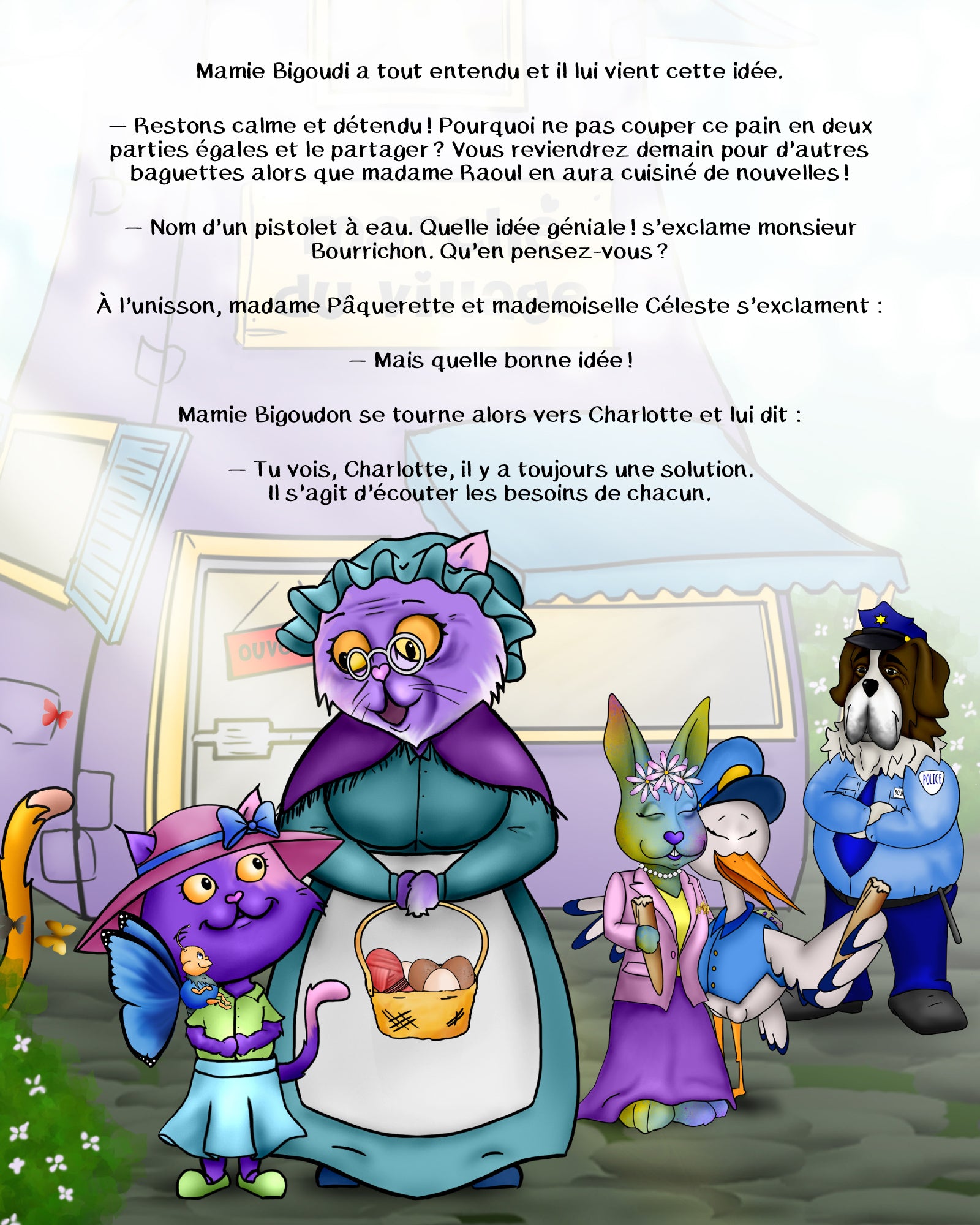 Livre pour enfants: Mamie Bigoudi - tome 1