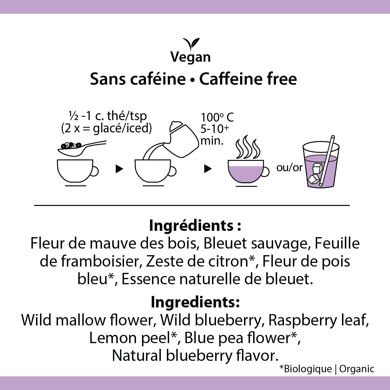 Tisane Mauve des bois