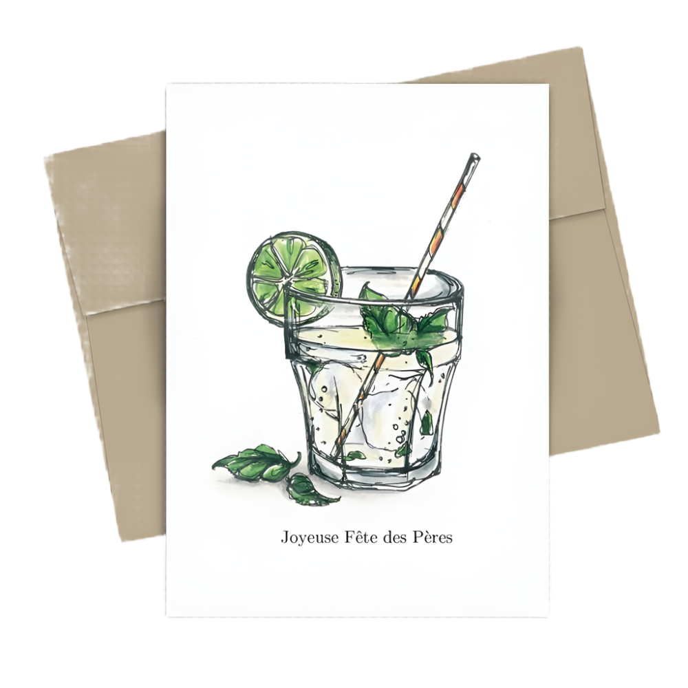 Greeting card - Father's Day - Papa basil smash