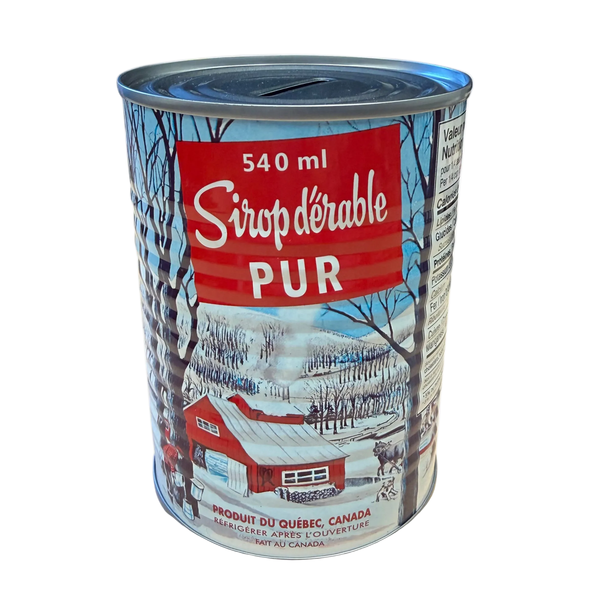 Tirelire Boîte de sirop d’érable