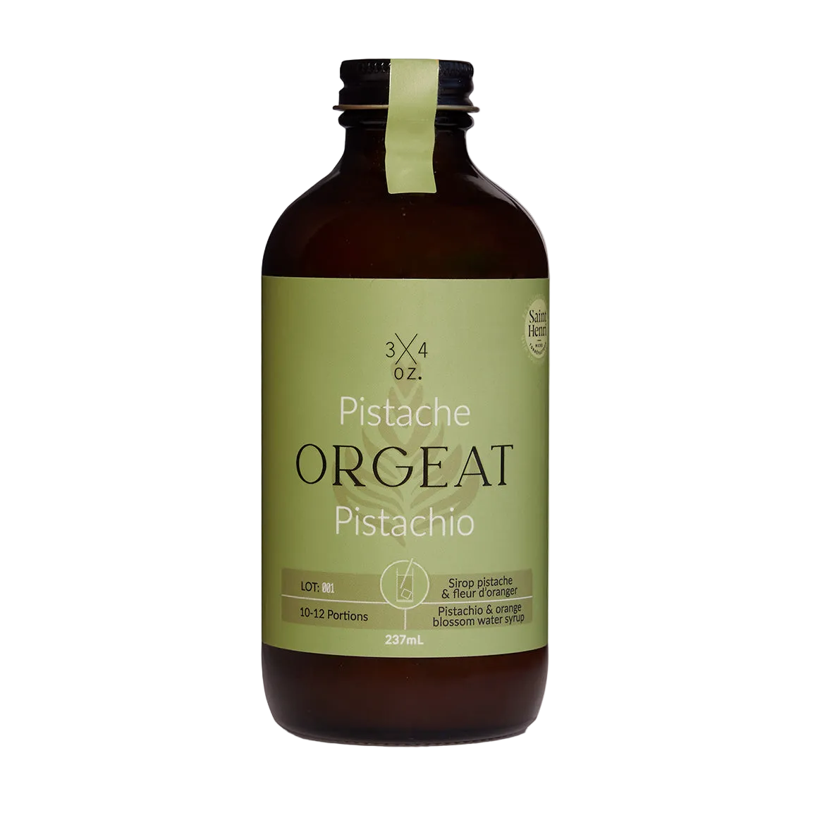 Le sirop pistache