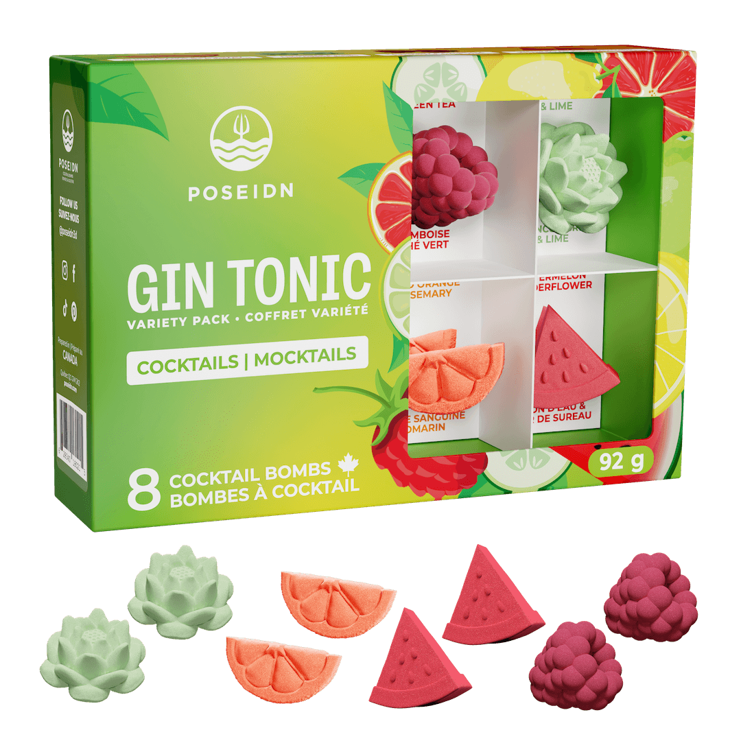 Coffret bombes à cocktail - Gin Tonic
