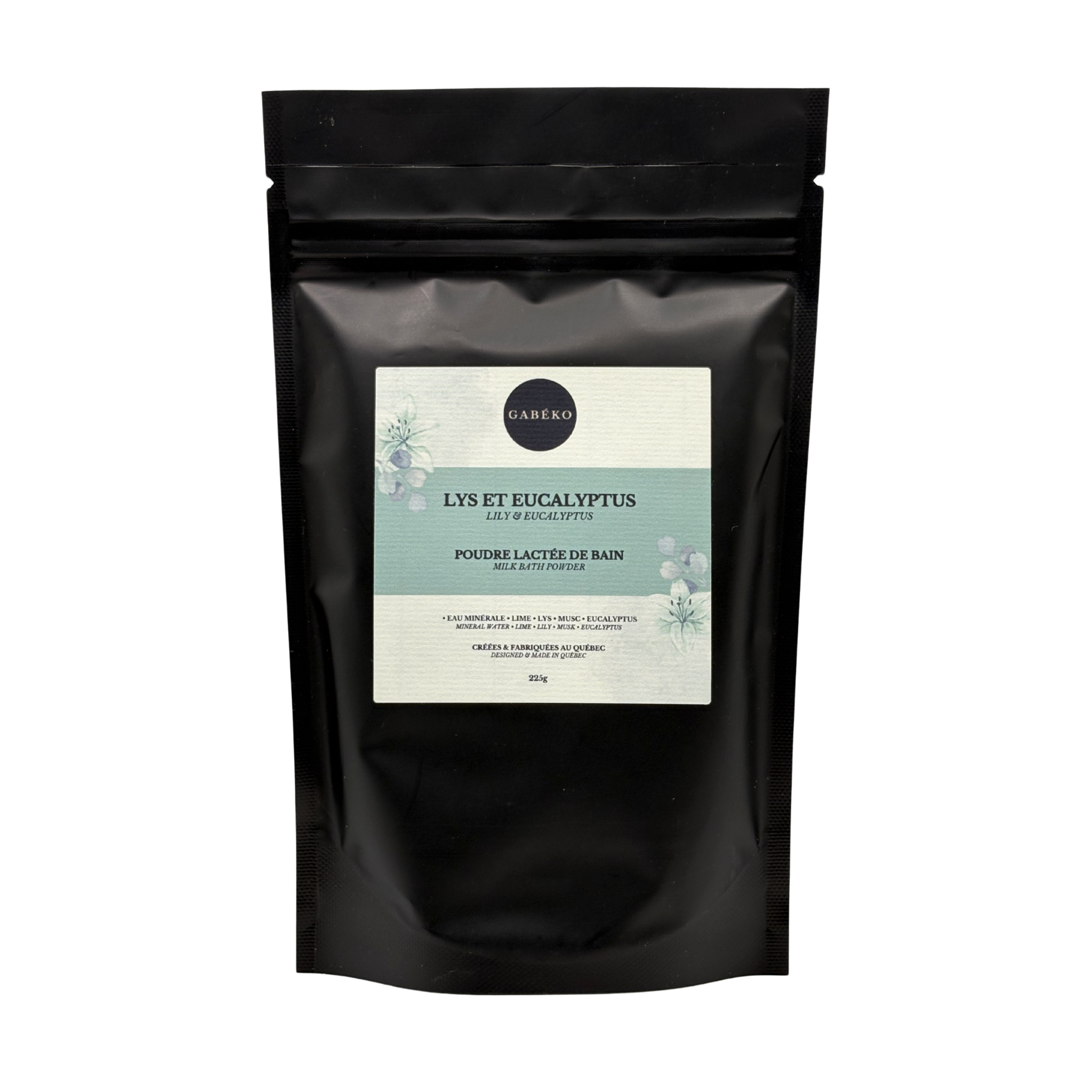 Poudre lactée - Lys et eucalyptus