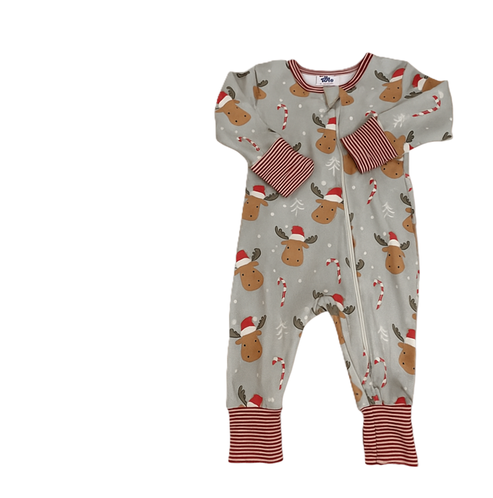Pyjama à motifs de rennes festifs