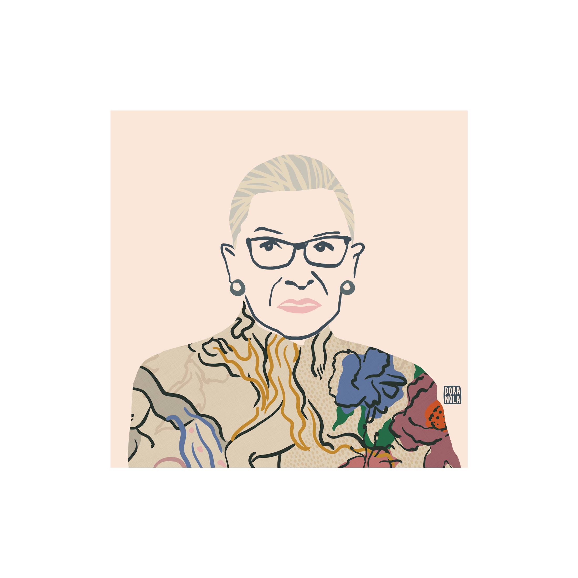 Portrait de Ruth Bader Ginsberg