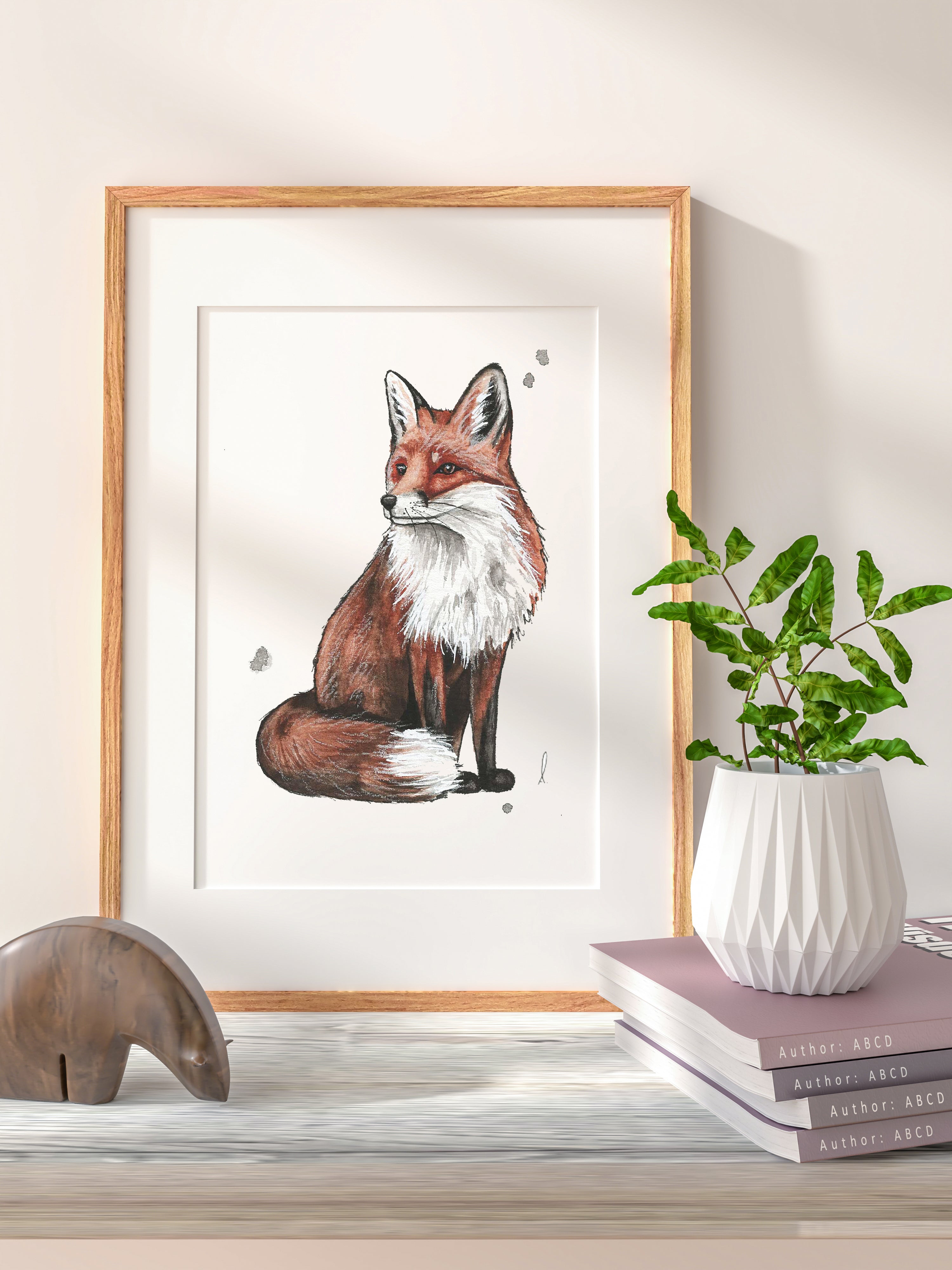 Affiche - Renard Roux - 5'' x 7''