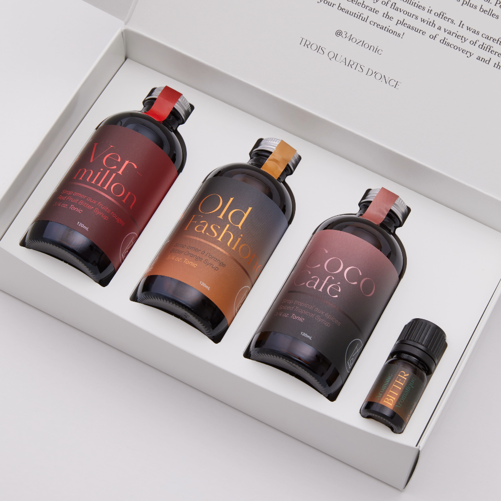 Mini cocktail syrup kit - Ambrée Collection