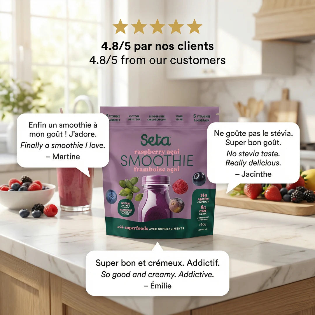 Mélange à smoothie - Framboise et açaï