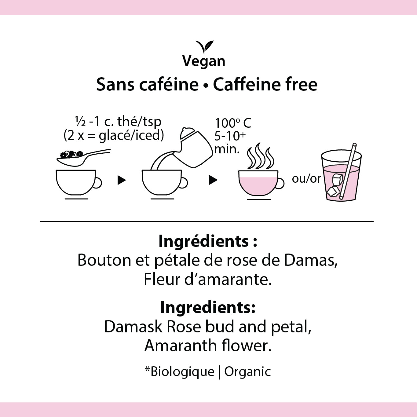 Tisane Rose de Damas