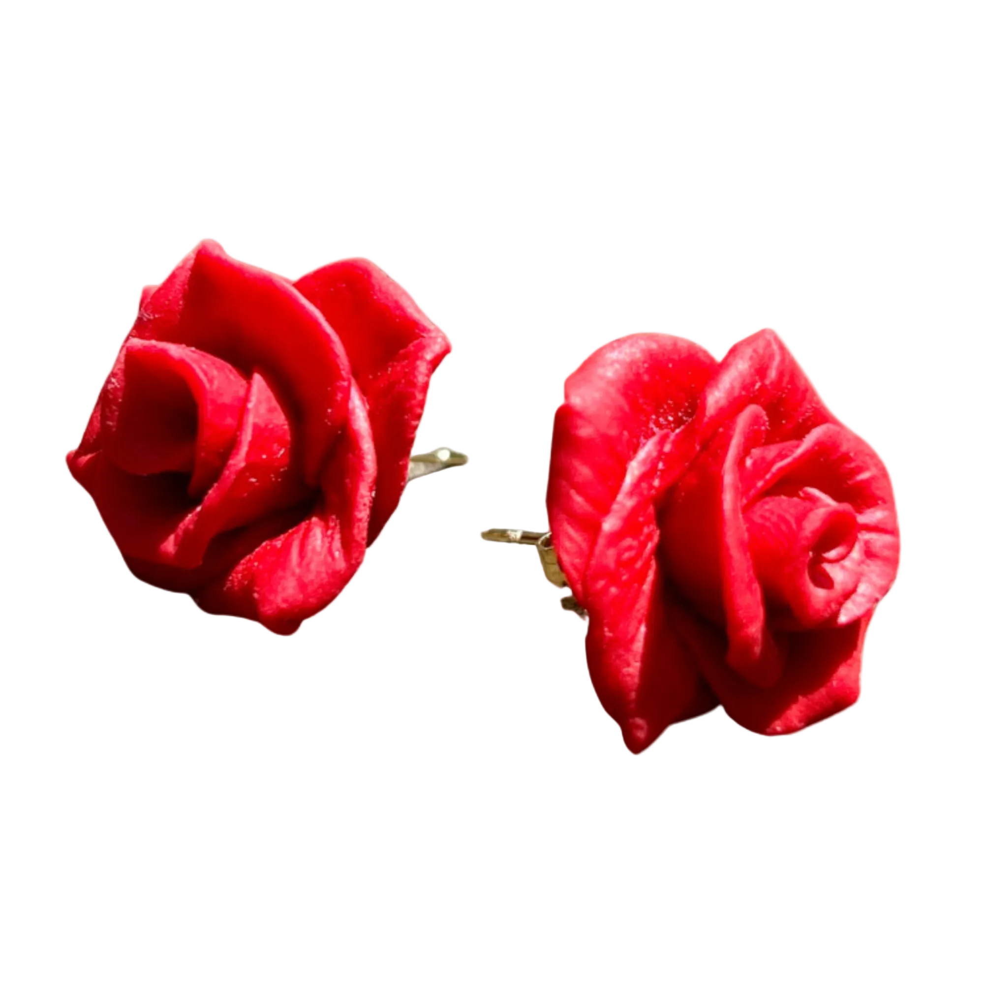 Boucles d'oreille Roses Passion