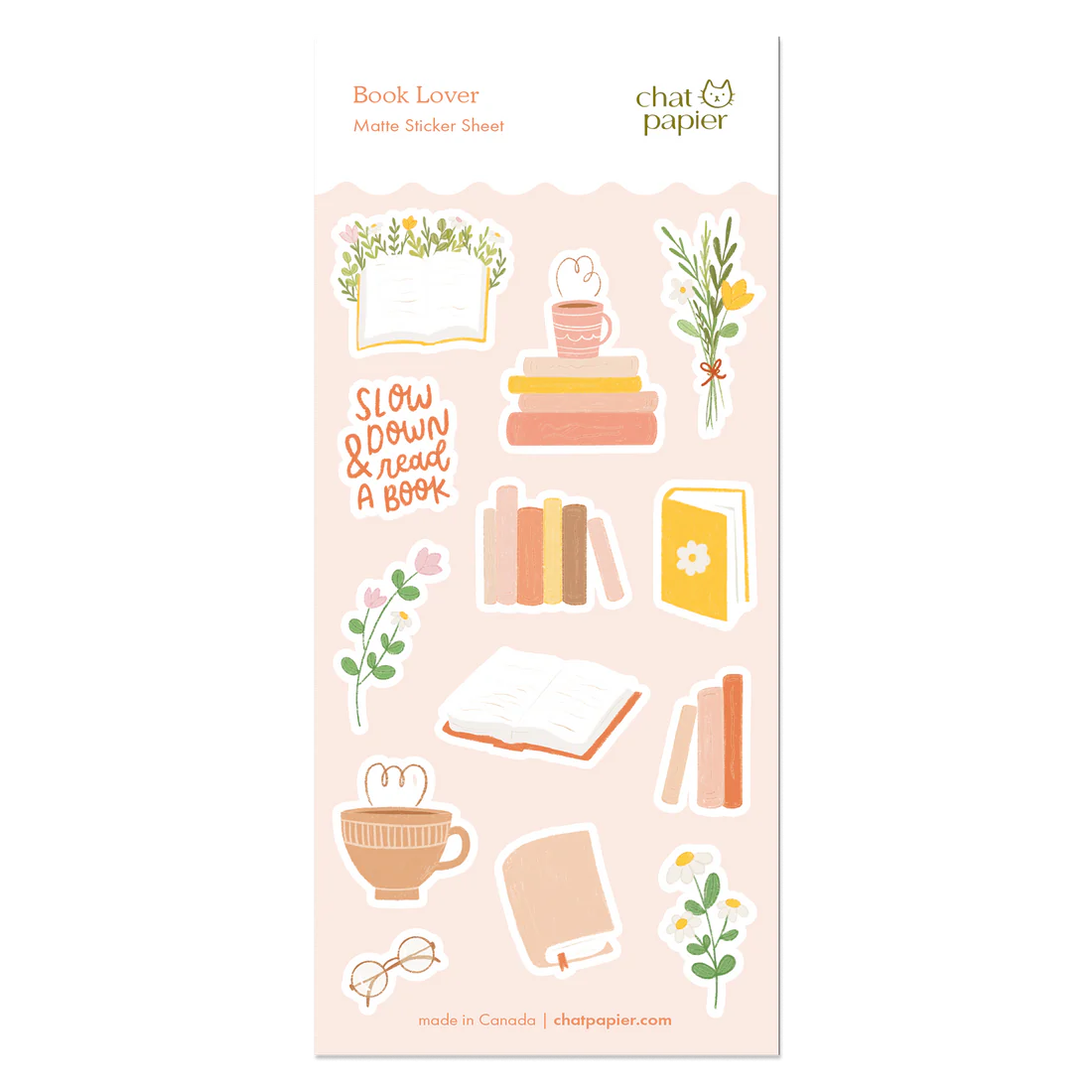 Feuille d'autocollants