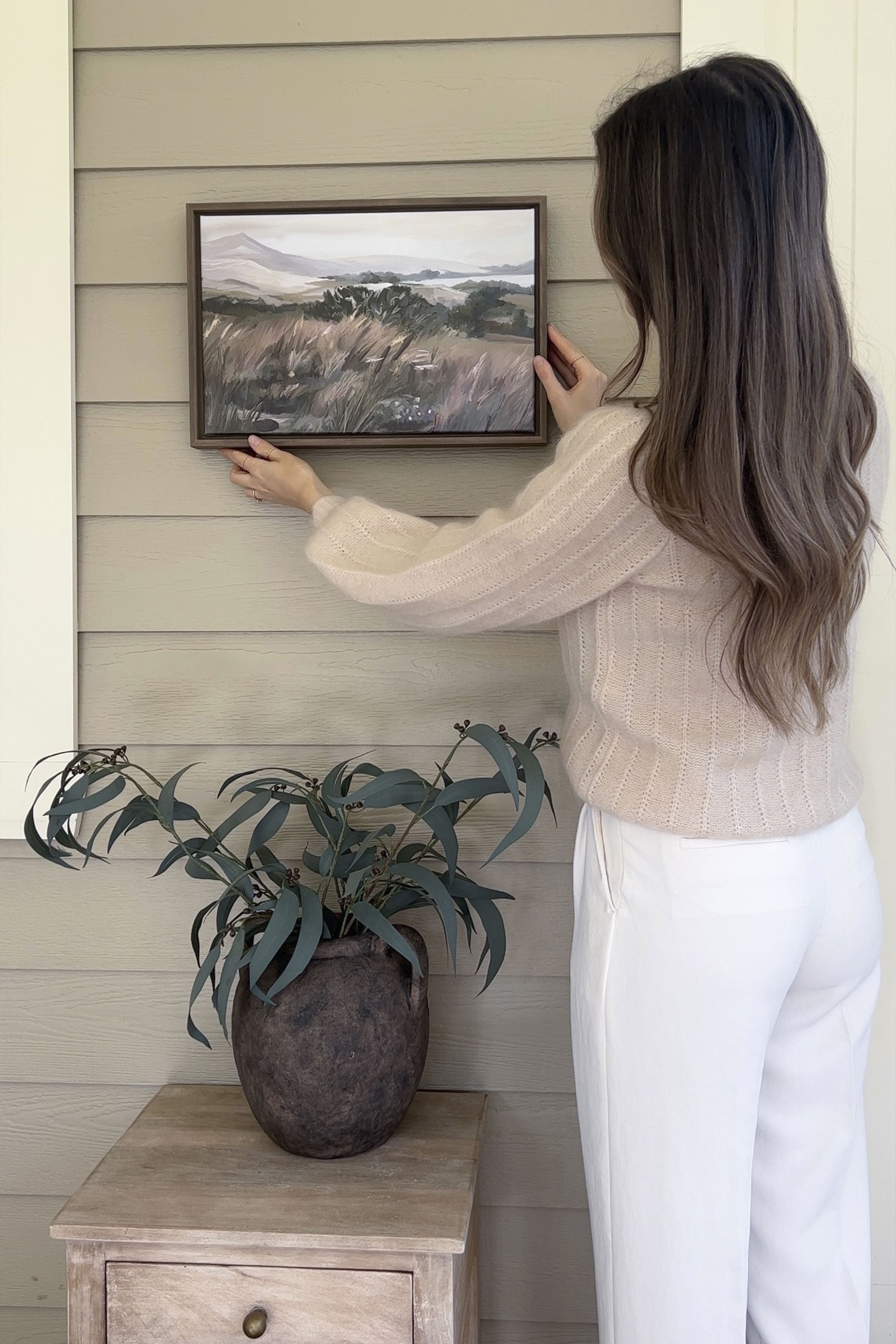 SPRING MEADOW, Oeuvre sur toile étirée