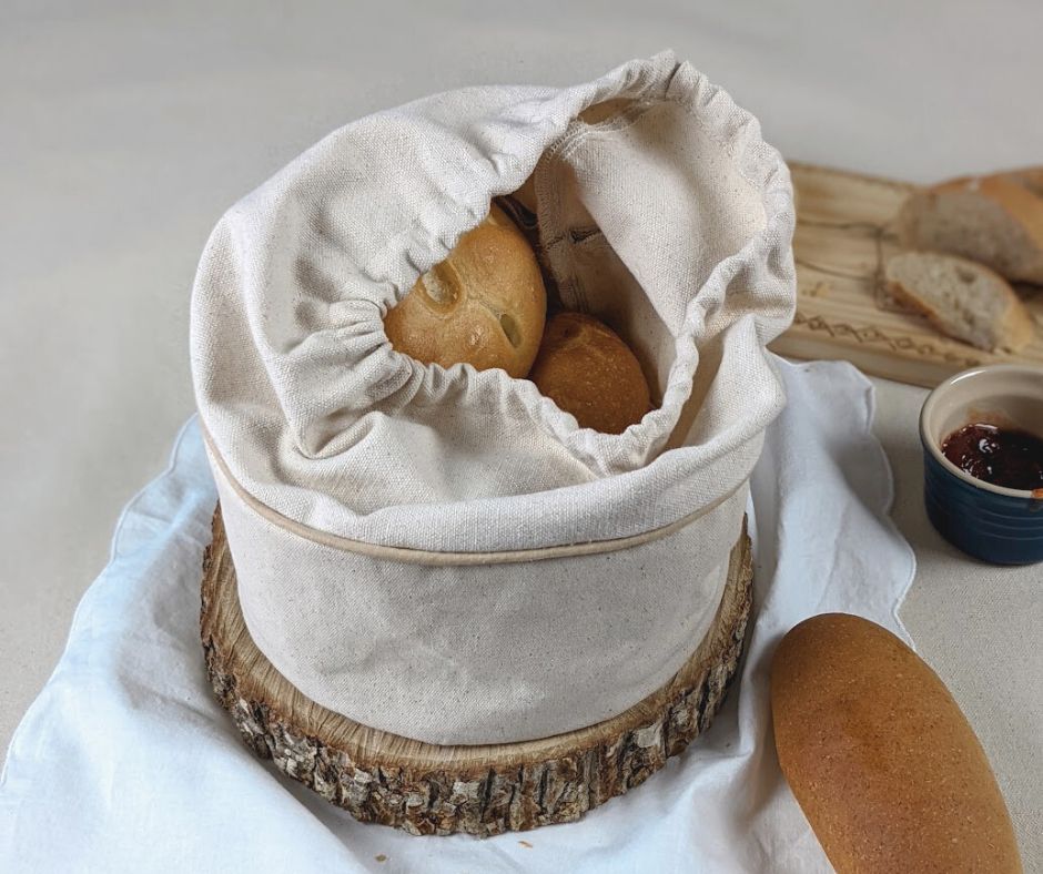 Sac à pain chauffant