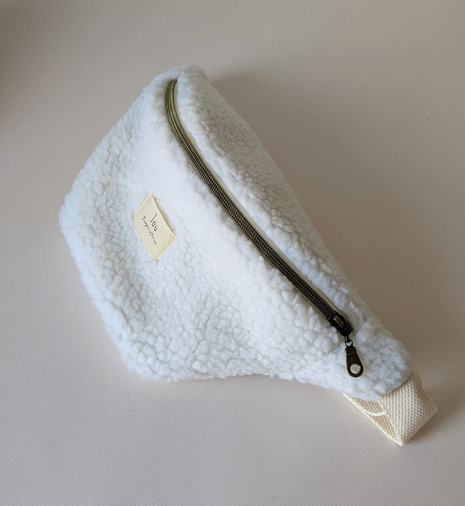Sac banane | Sherpa | Blanc