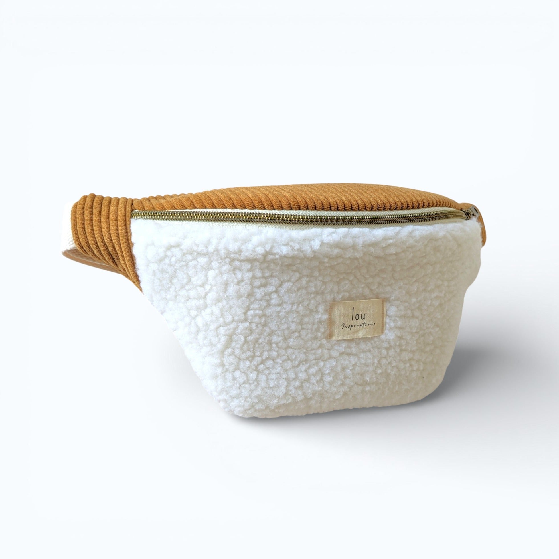 Sac banane | Sherpa & Velours | Camel