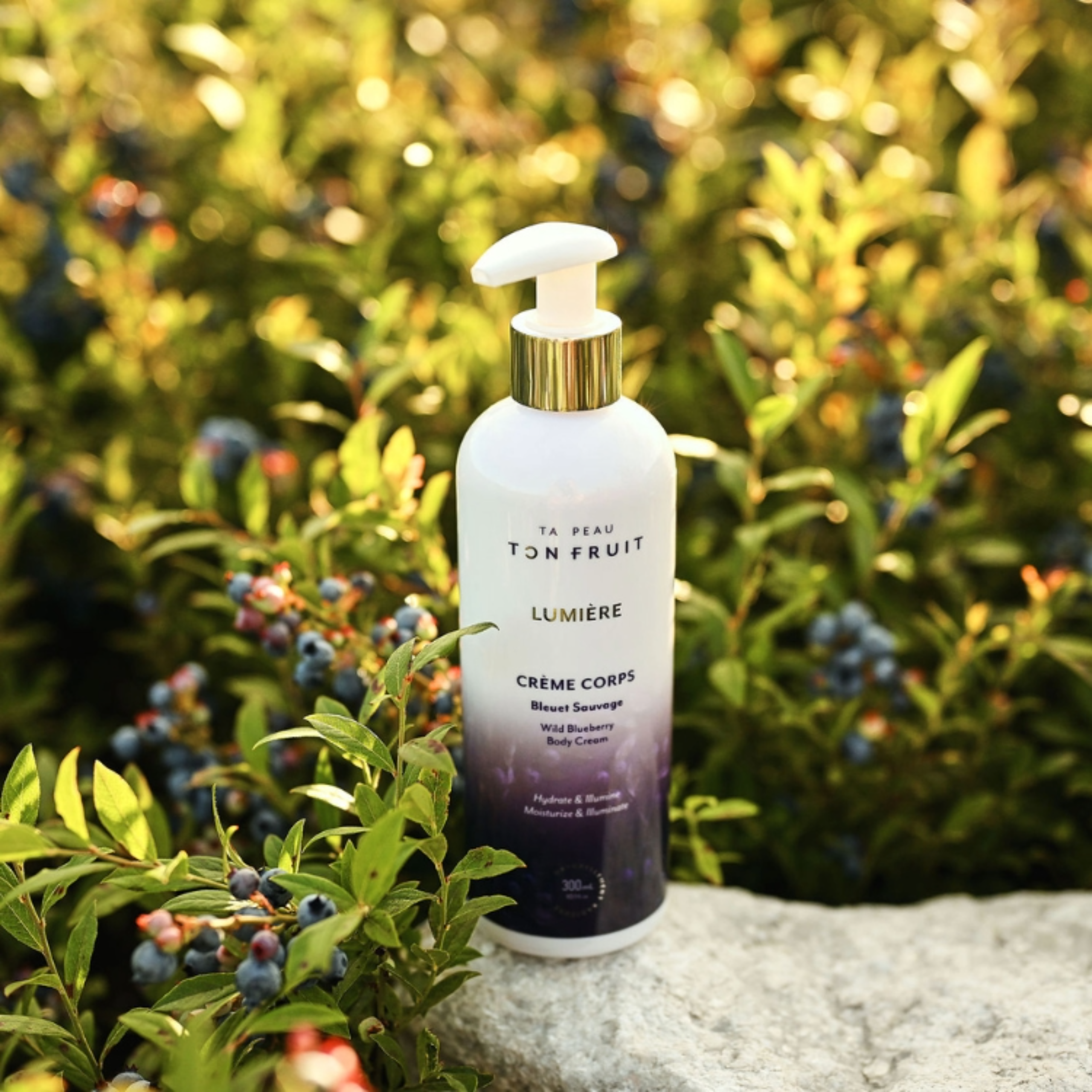 Wild blueberry body cream