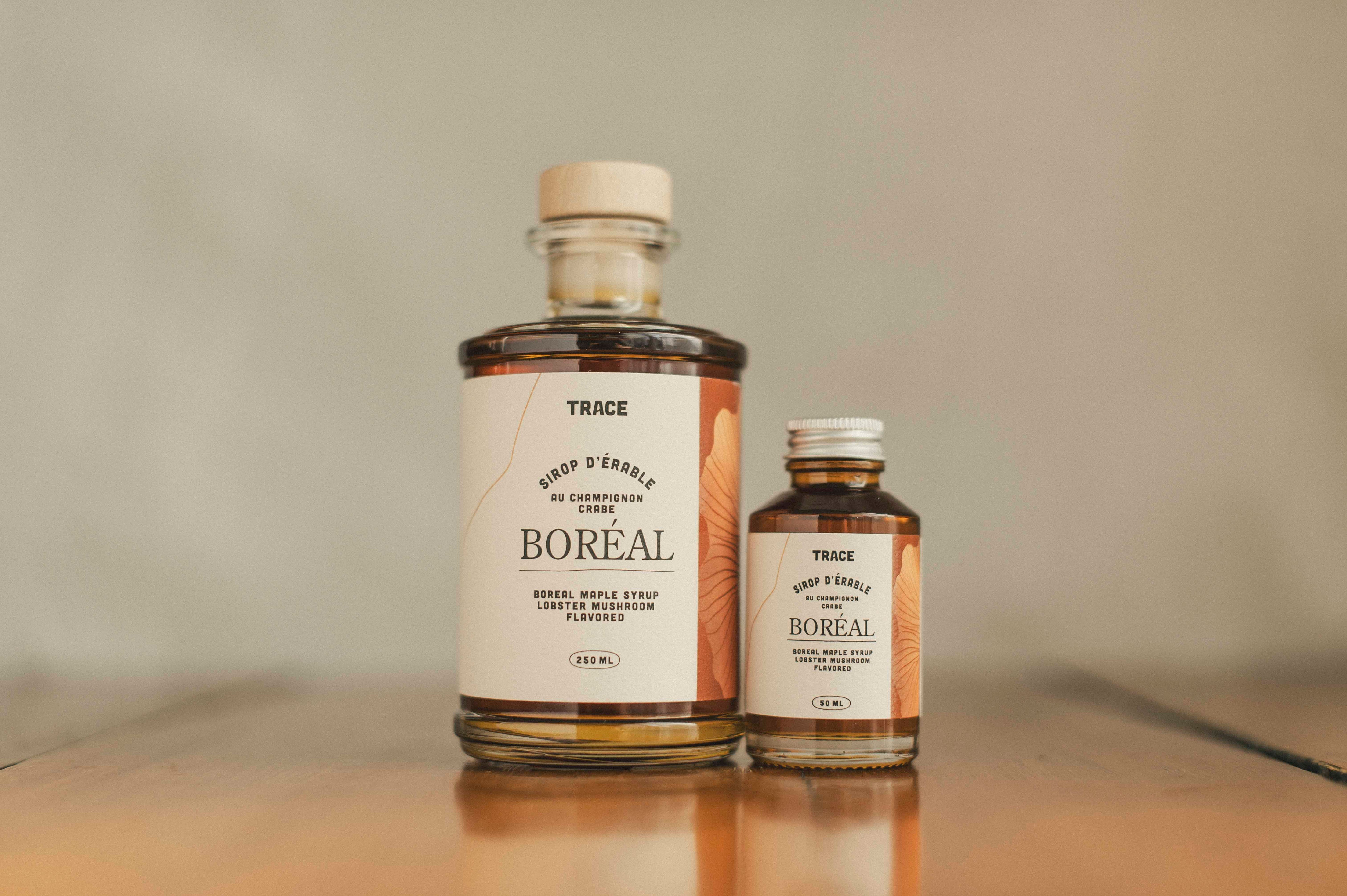Sirop d'érable boréal au Champignon crabe