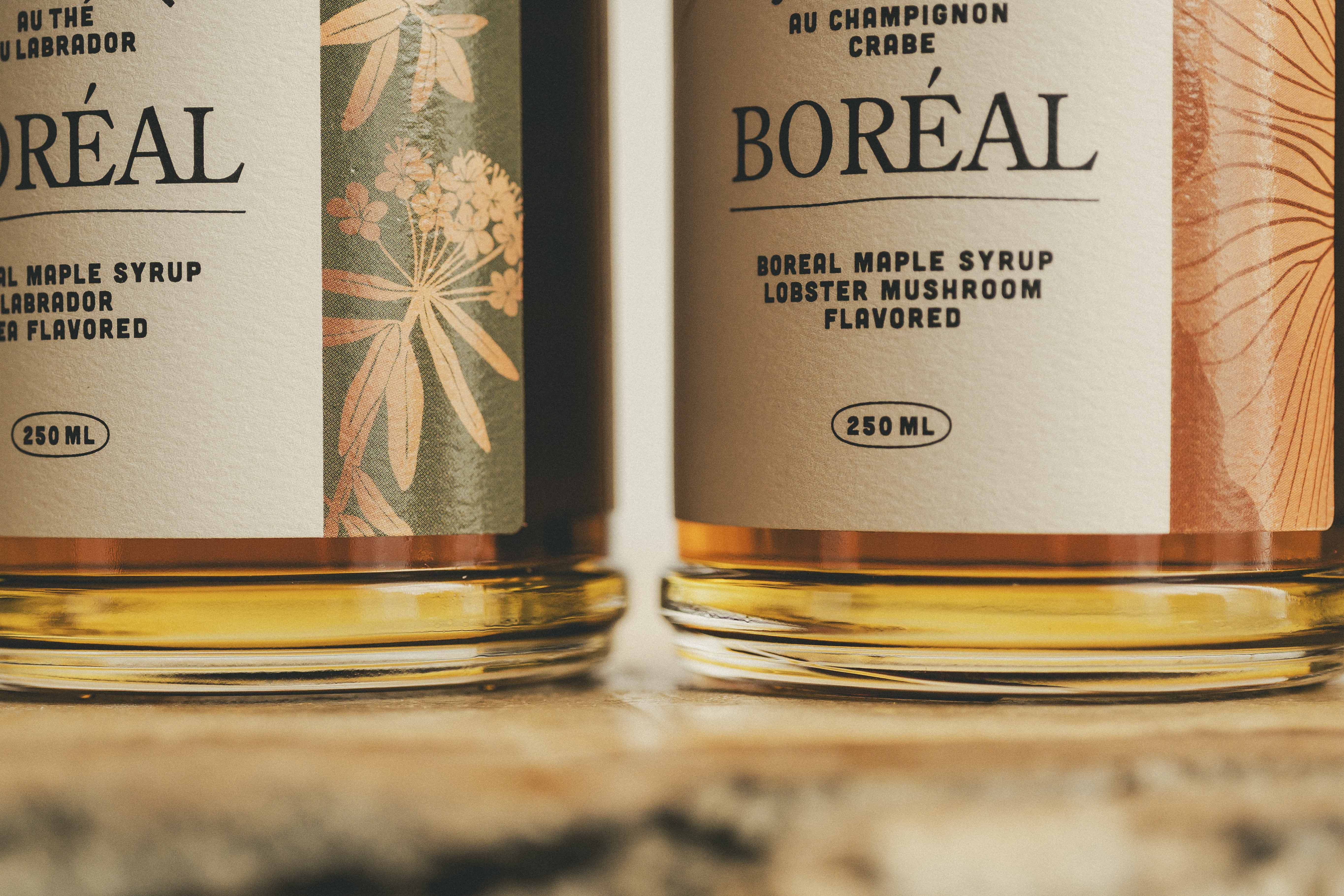 Sirop d'érable boréal au Champignon crabe