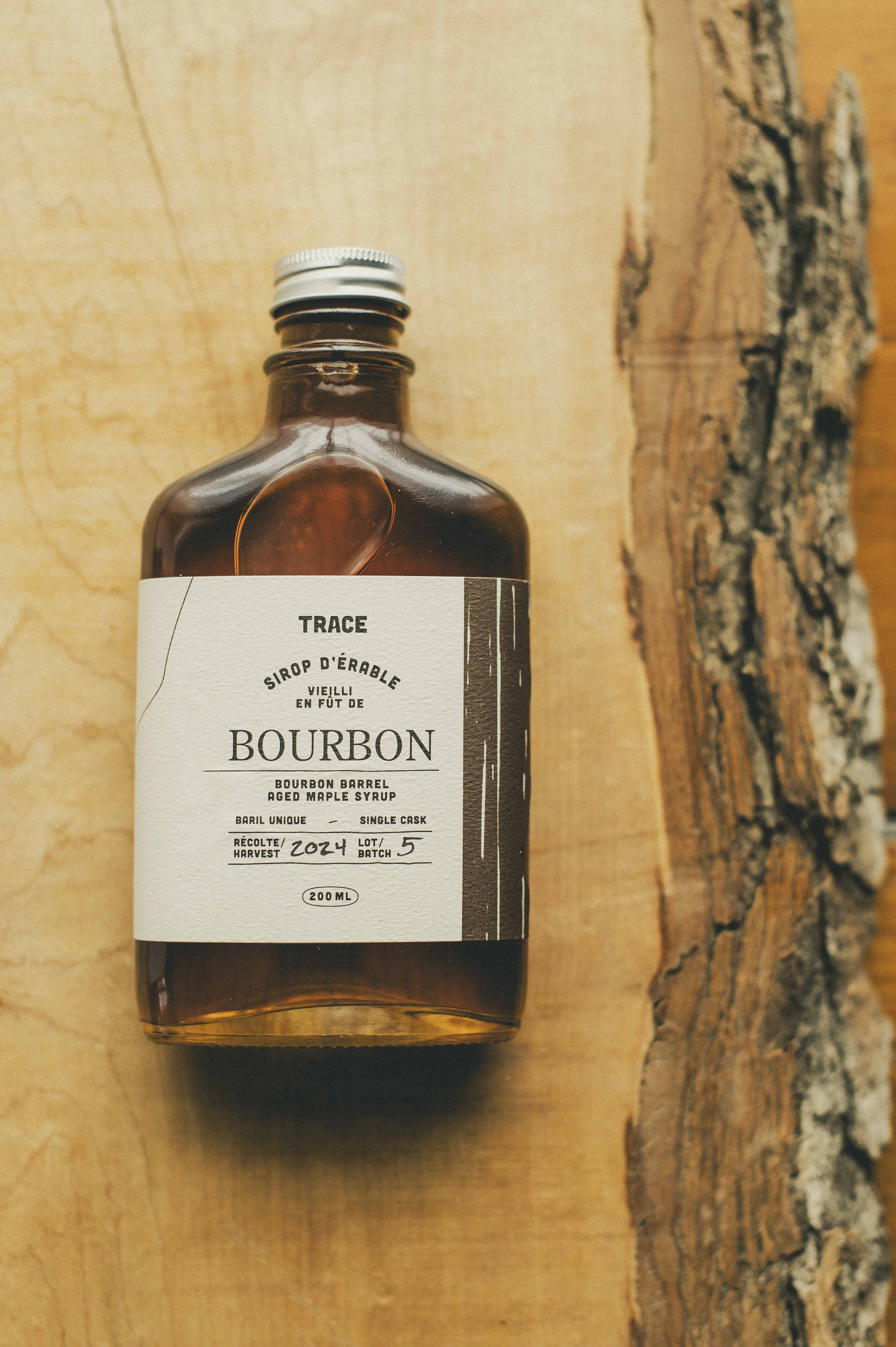 Sirop d'érable vieilli en fût de bourbon