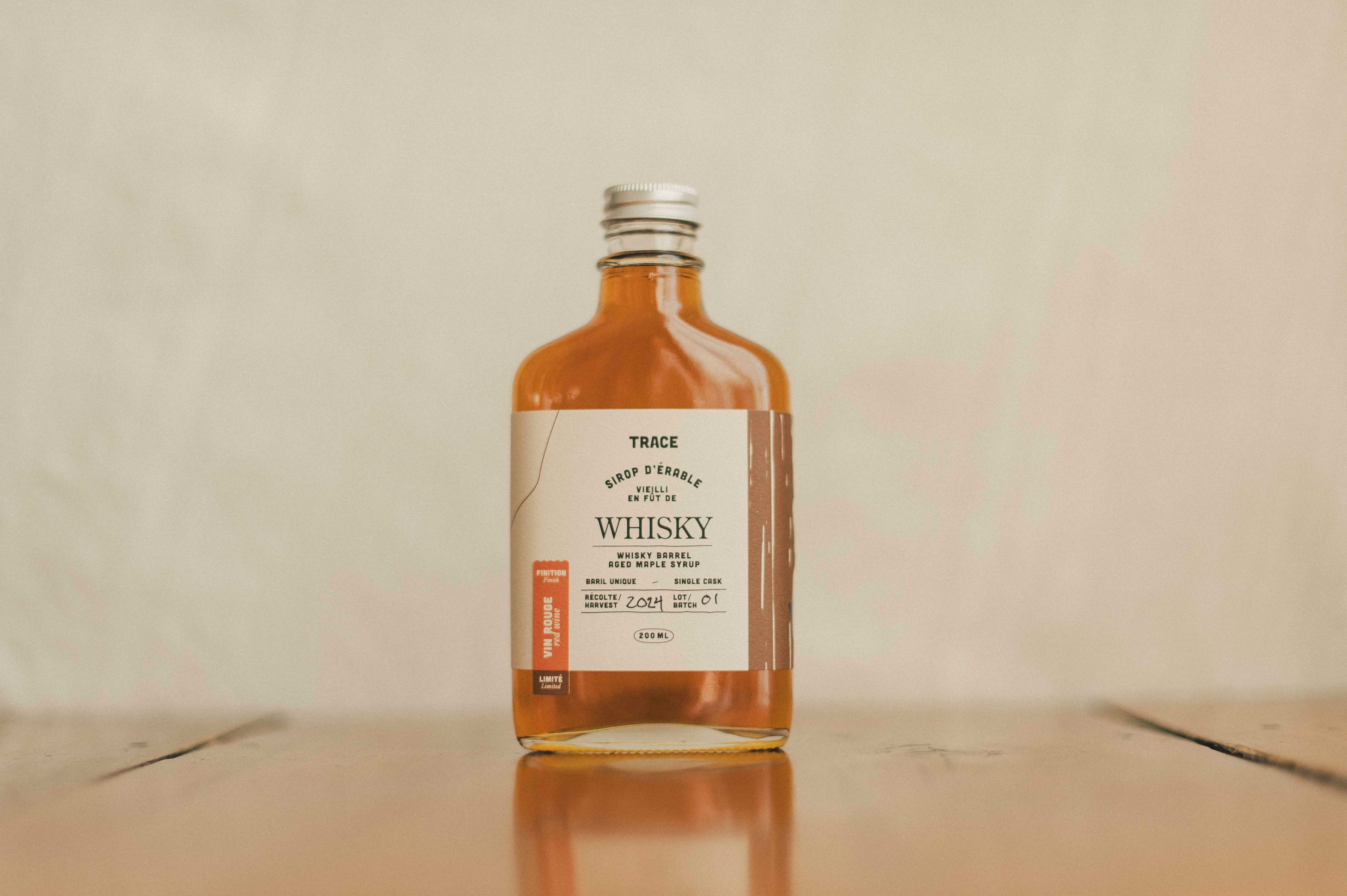 Sirop d'érable vieilli en fût de Whisky (Finish vin rouge - Édition limitée)