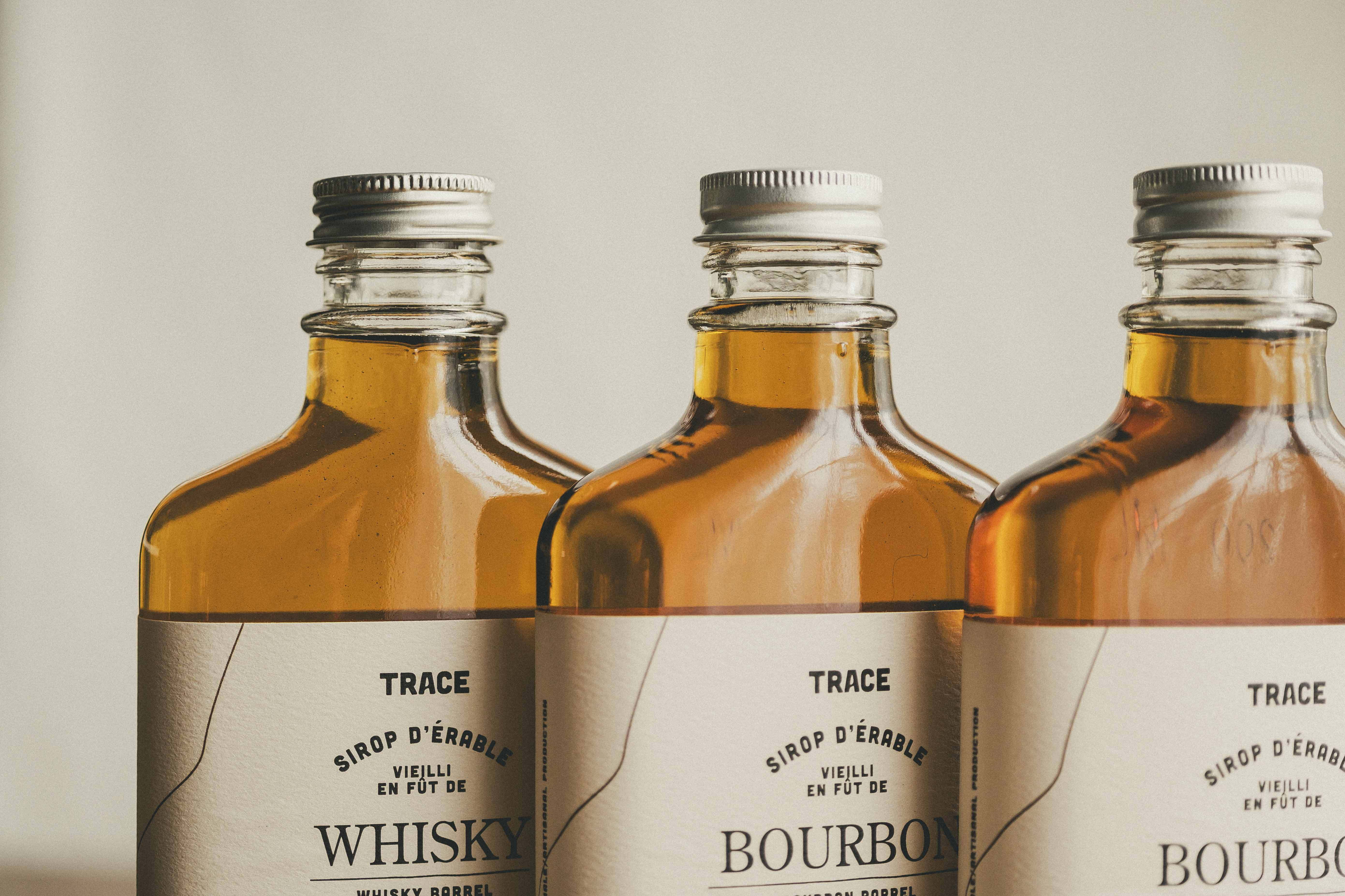 Sirop d'érable vieilli en fût de Bourbon