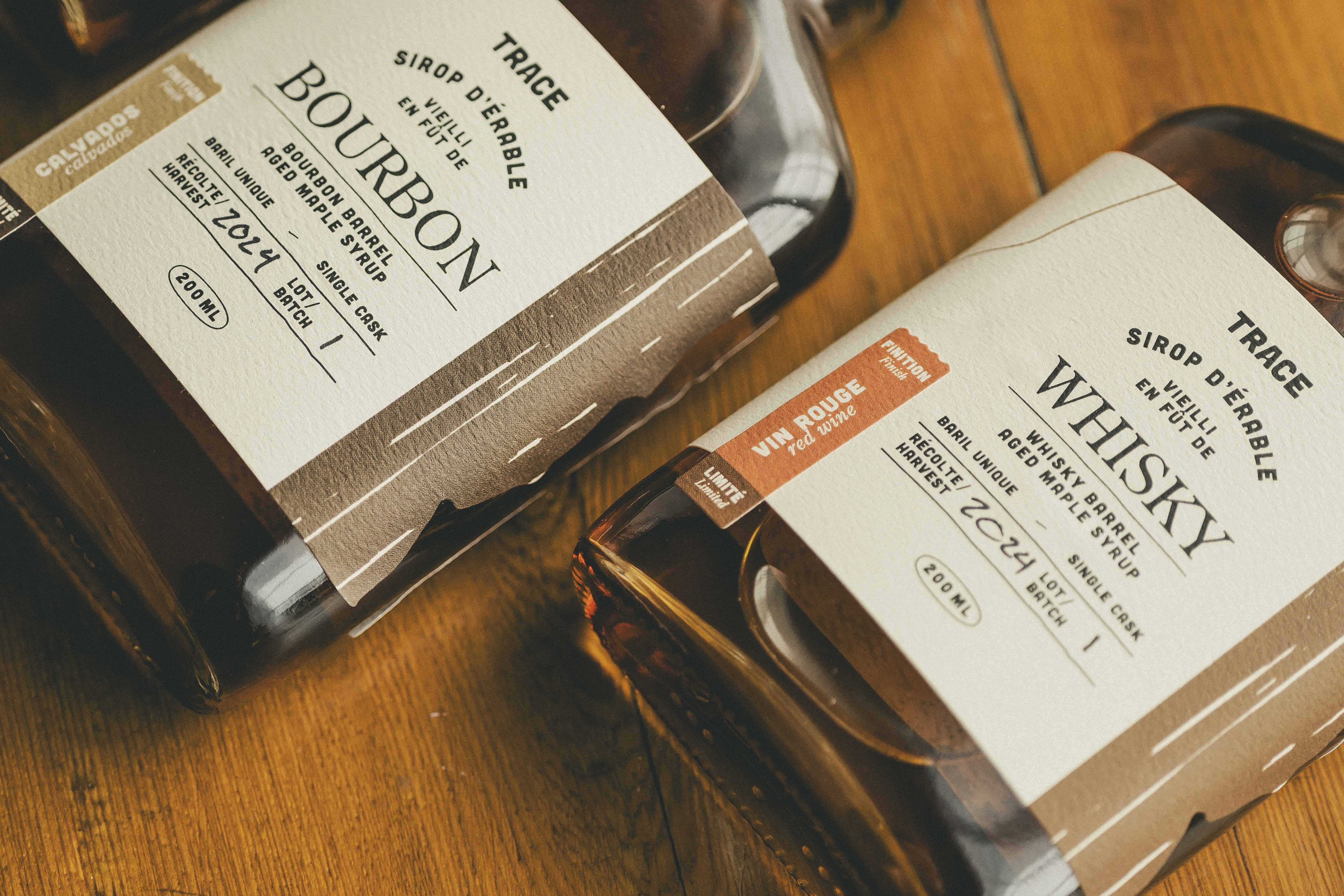 Sirop d'érable vieilli en fût de Bourbon (Finish Calados - Édition limitée)