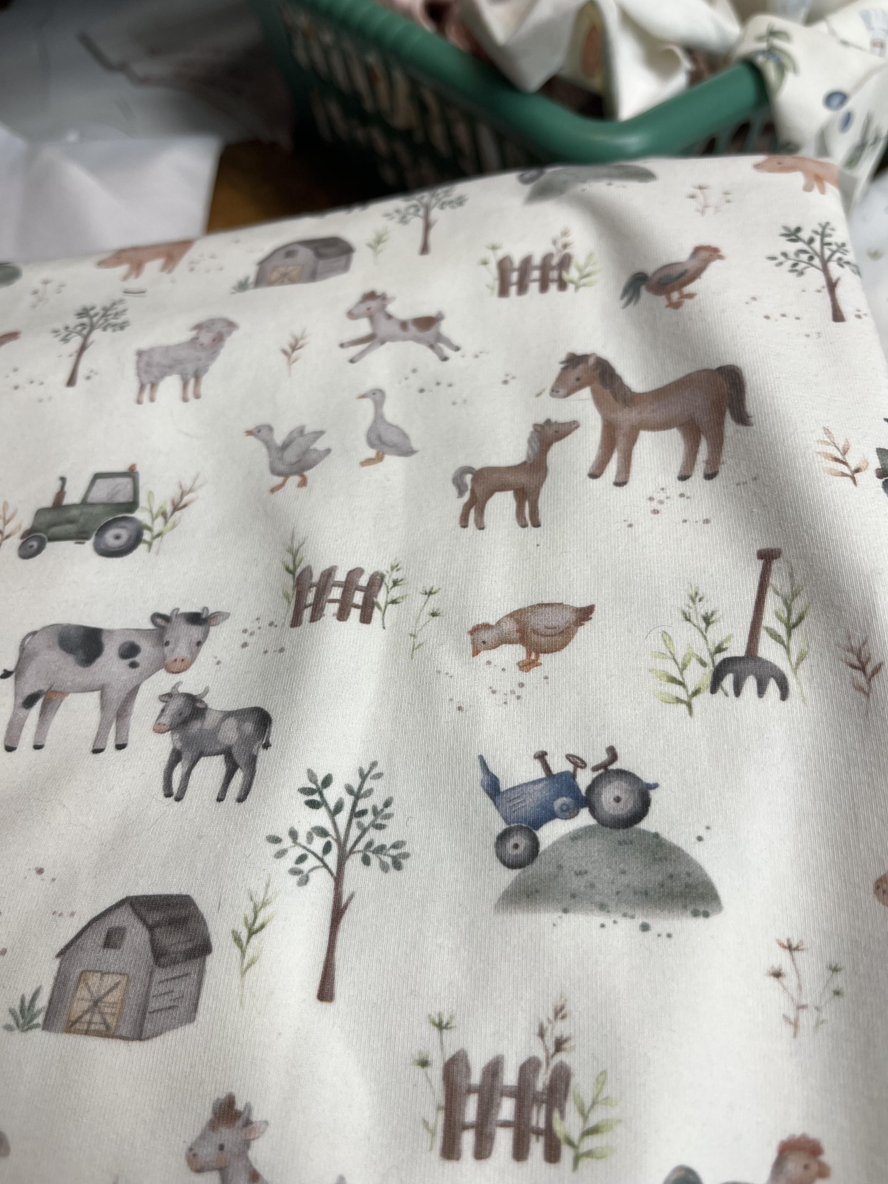 Bandana à motifs de ferme