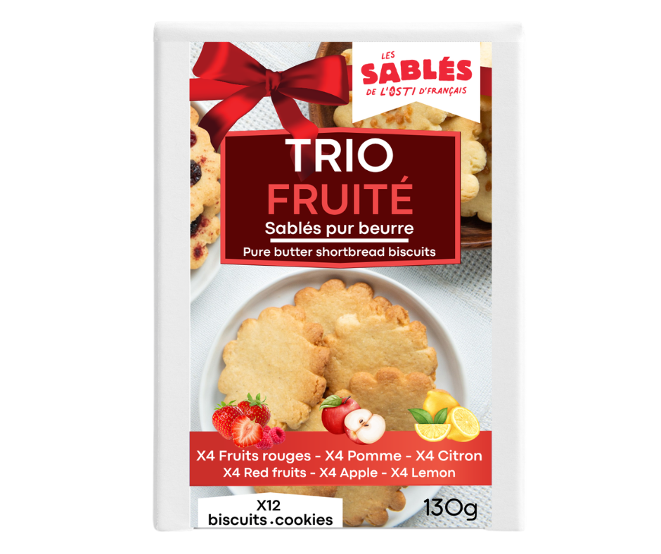 12 Sablés Trio Fruité