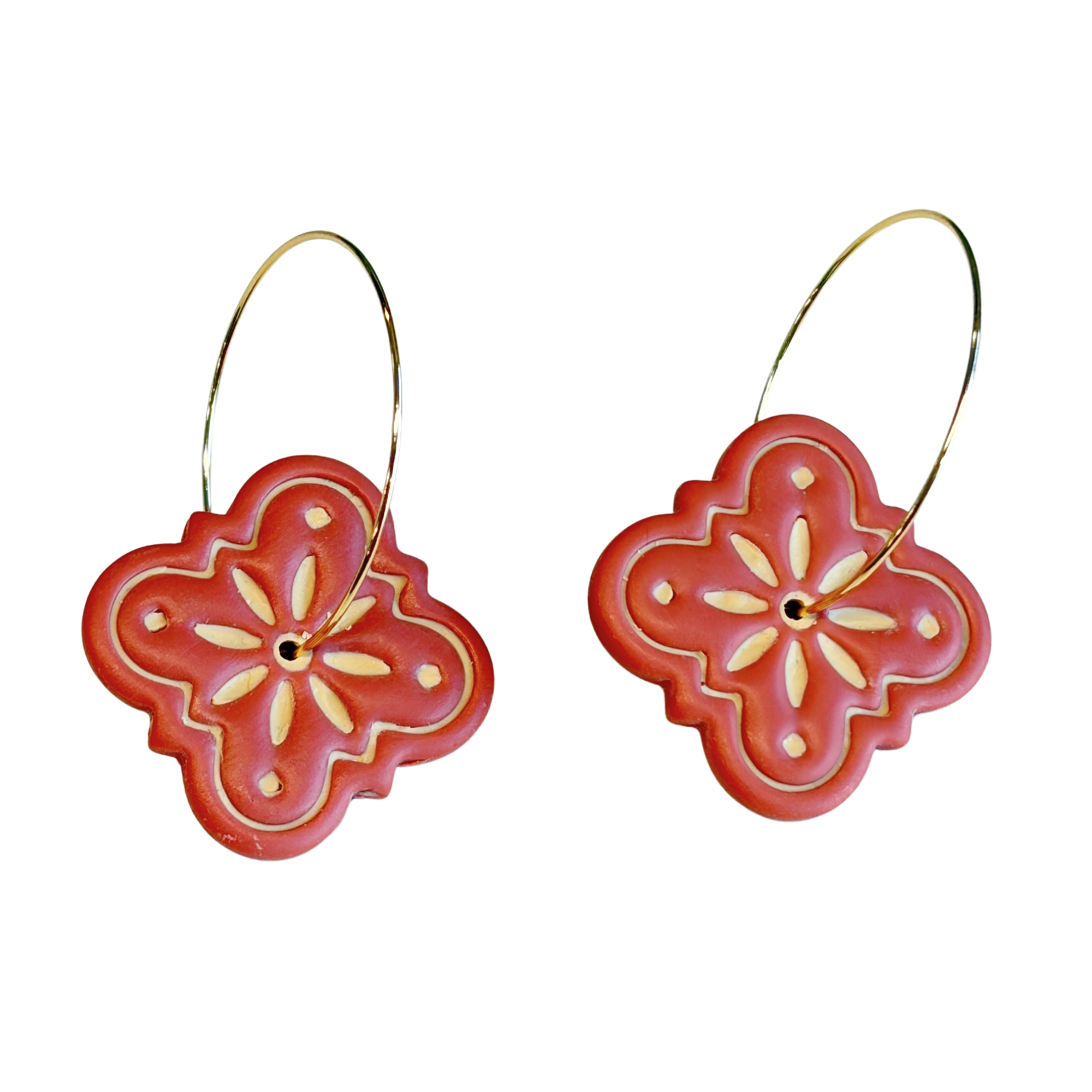 Boucles d'oreille Tuile Andaluz