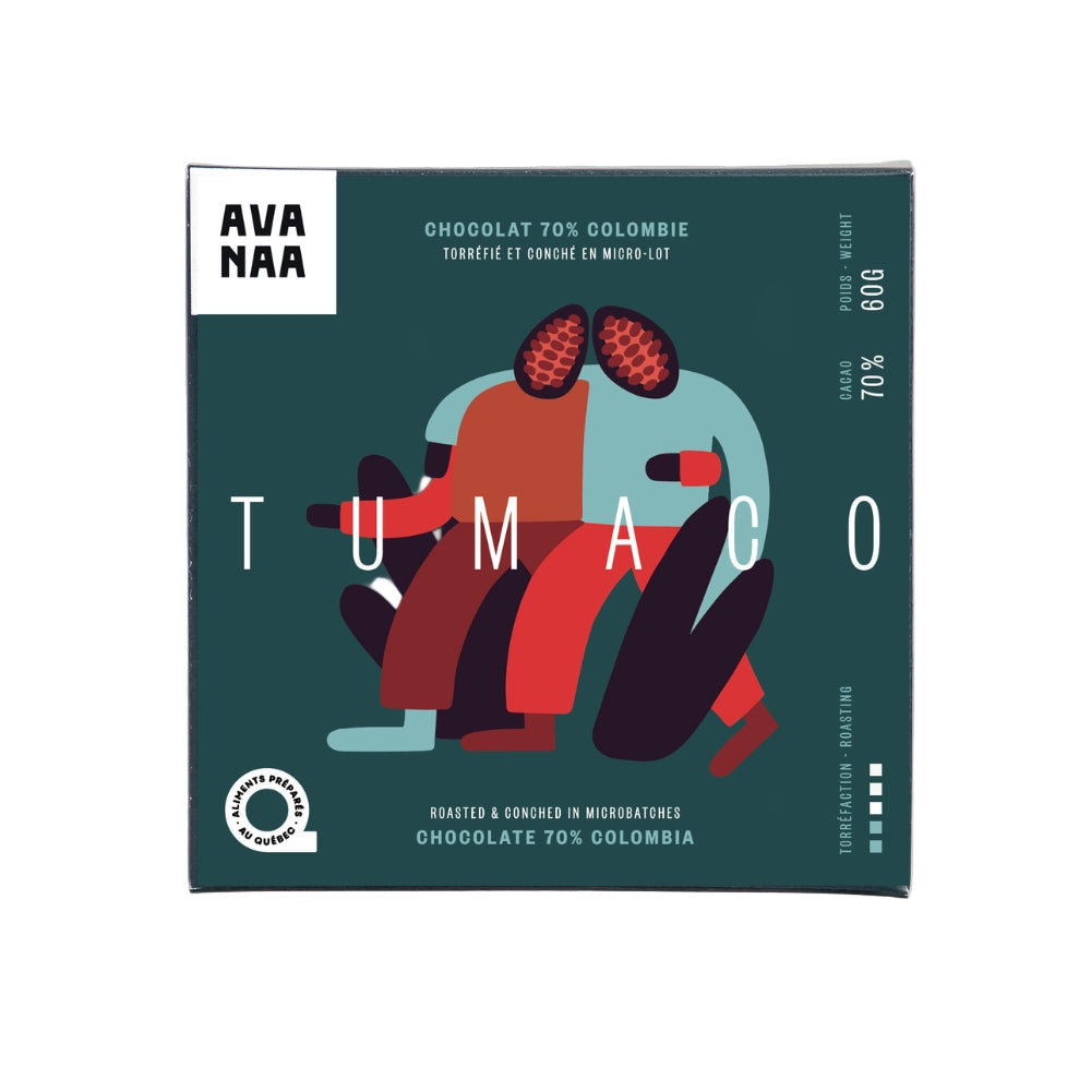 Tablette de chocolat - Tumaco 70%