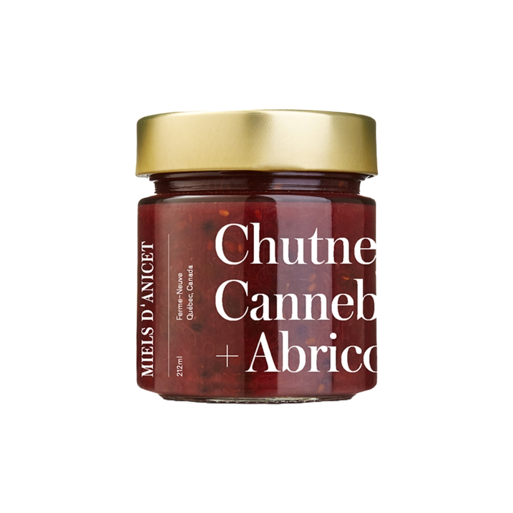 Honey, apricot and cranberry chutney