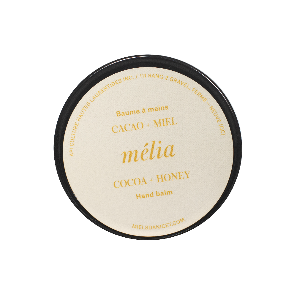 Baume à mains à la cire d'abeille - Cacao + Miel