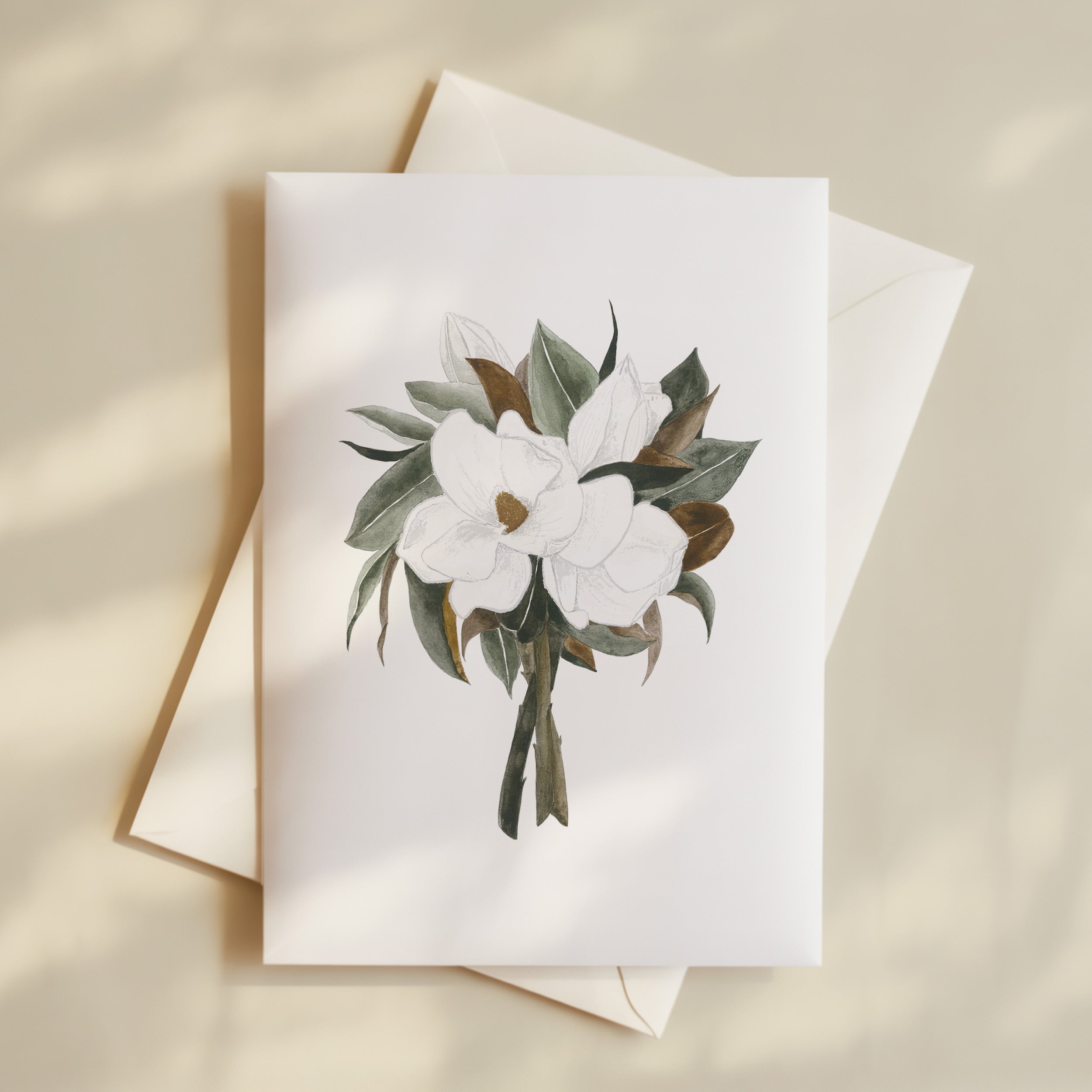 Greeting Card - Magnolia