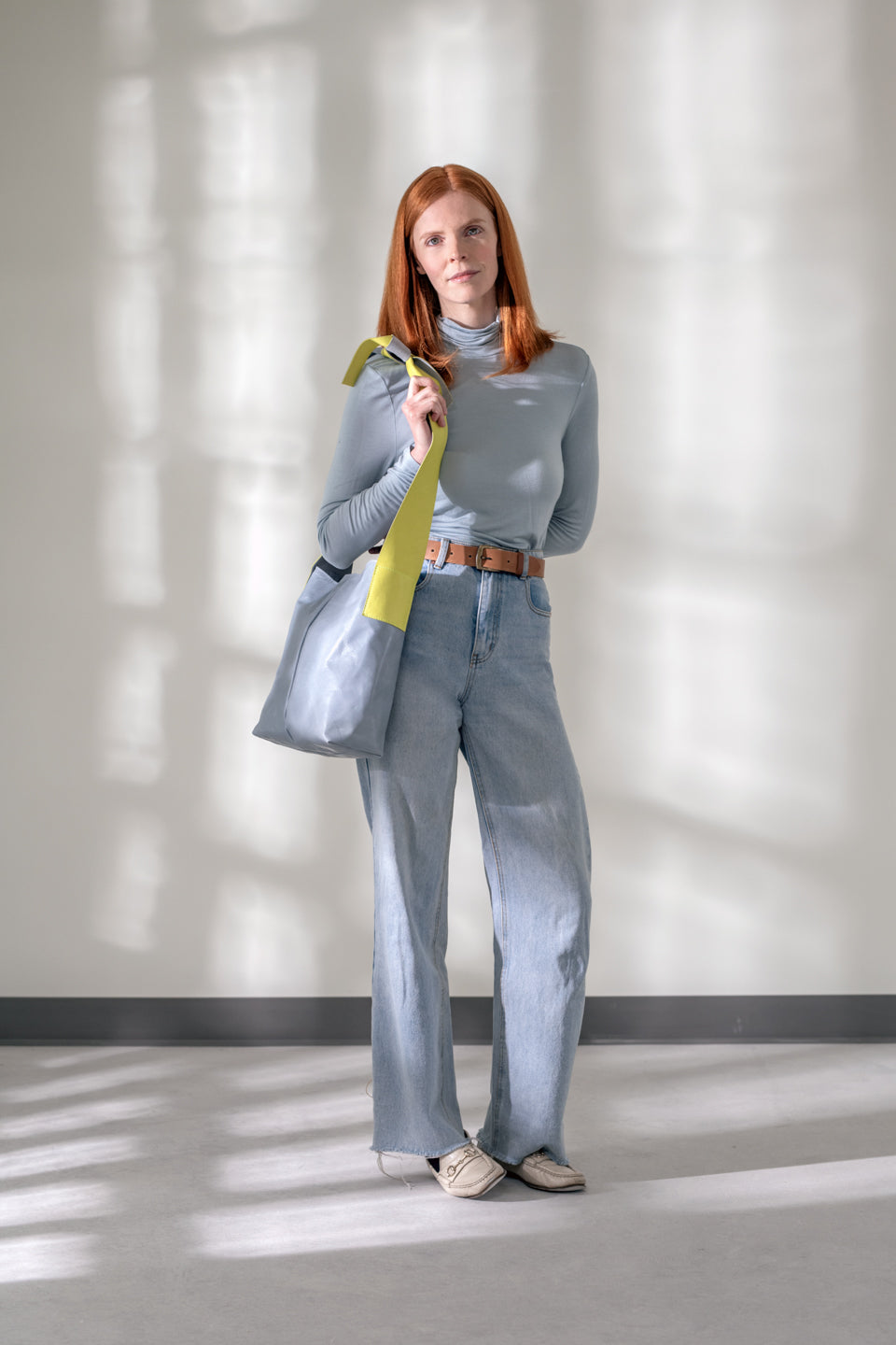 Sac cabas en cuir modèle QUADRATO