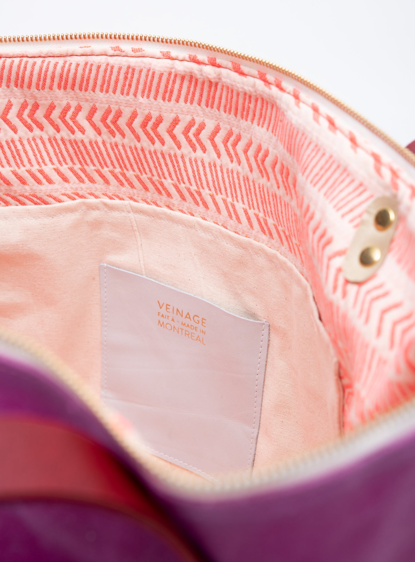 Sac de voyage en coton ciré et cuir modèle FRONTENAC