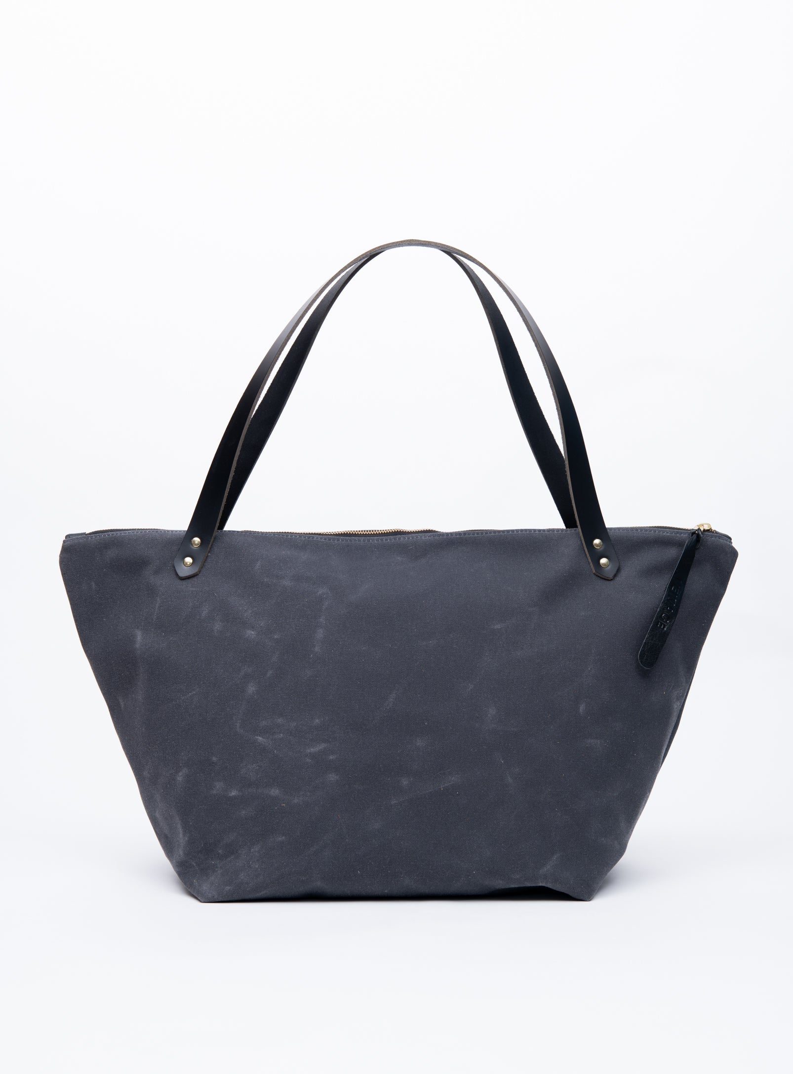 Sac de voyage en coton ciré et cuir modèle FRONTENAC